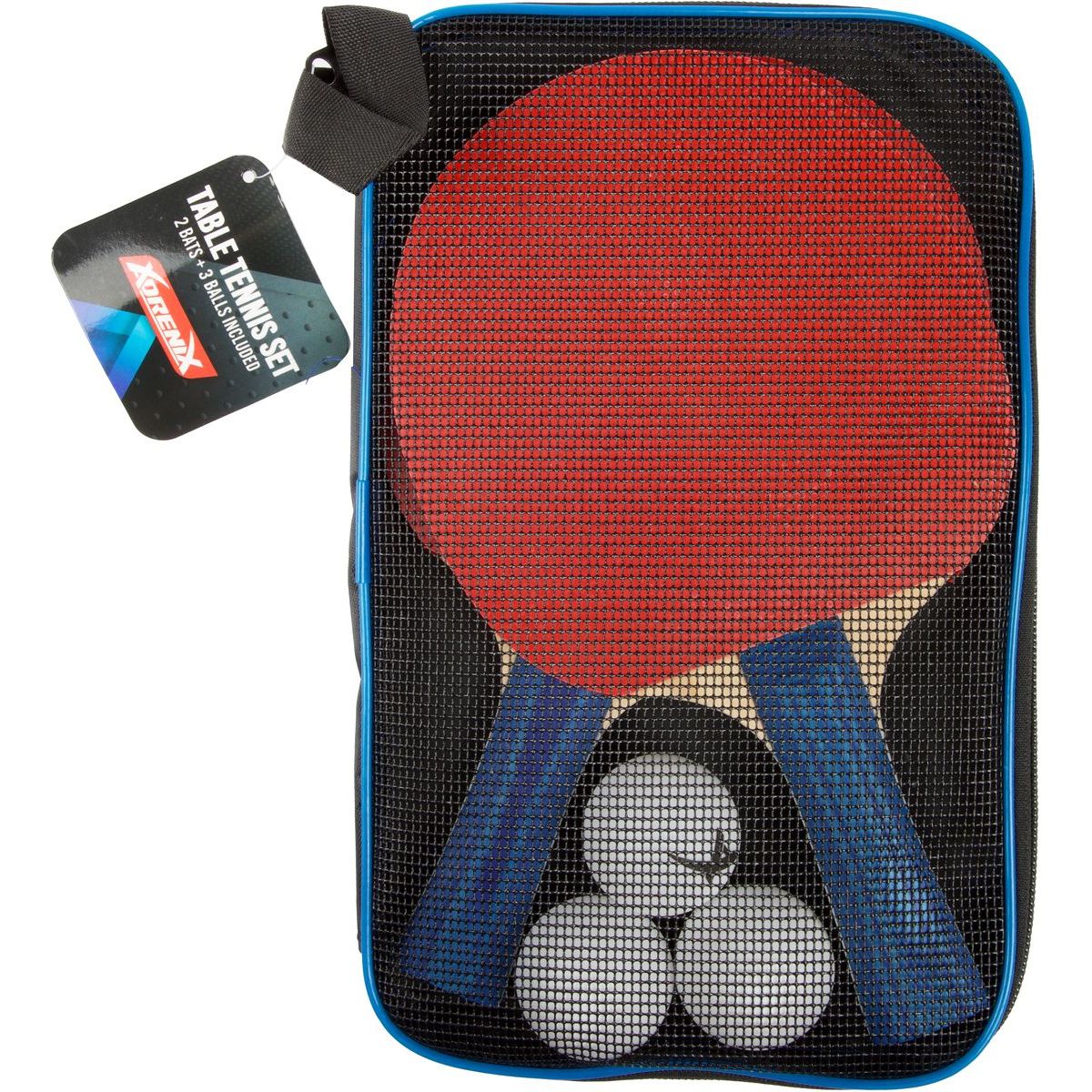 Sada na stolní tenis 2 pálky 26cm + 3 míčky v pouzdře