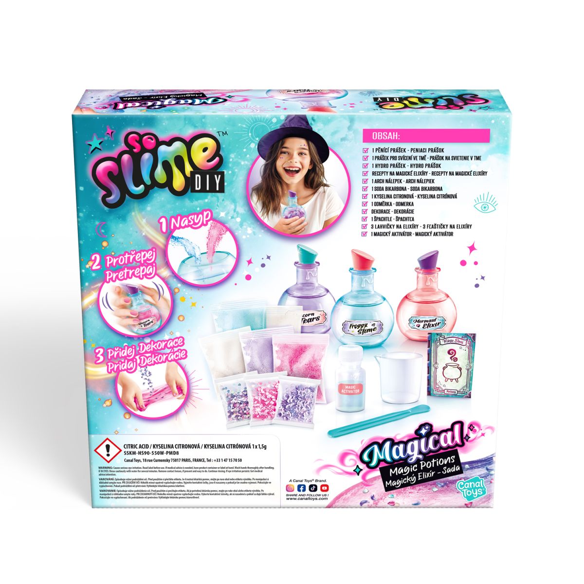 So Slime Magický elixír - sada