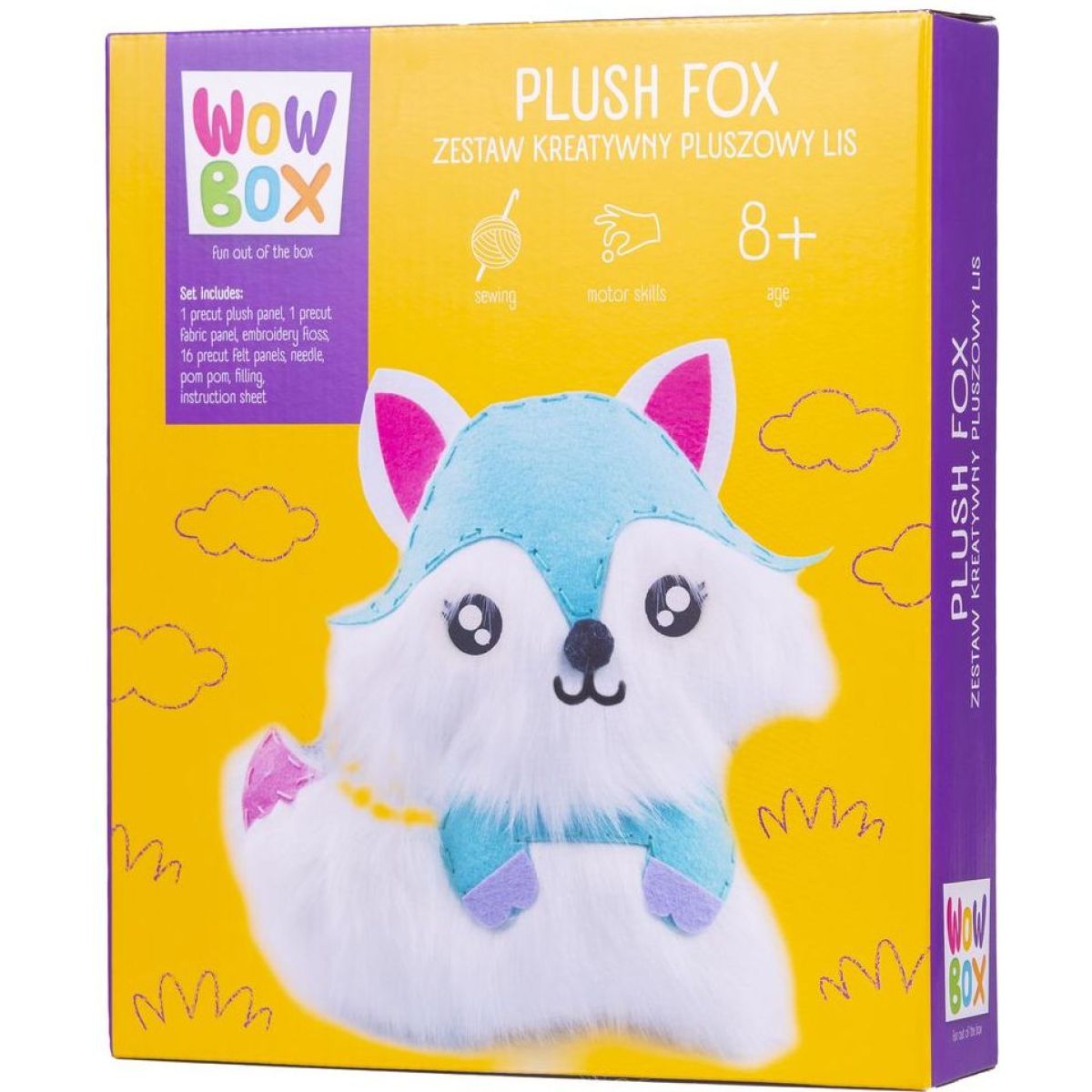 TM Toys Wow Box DIY sada Ušij si plyšovou lišku