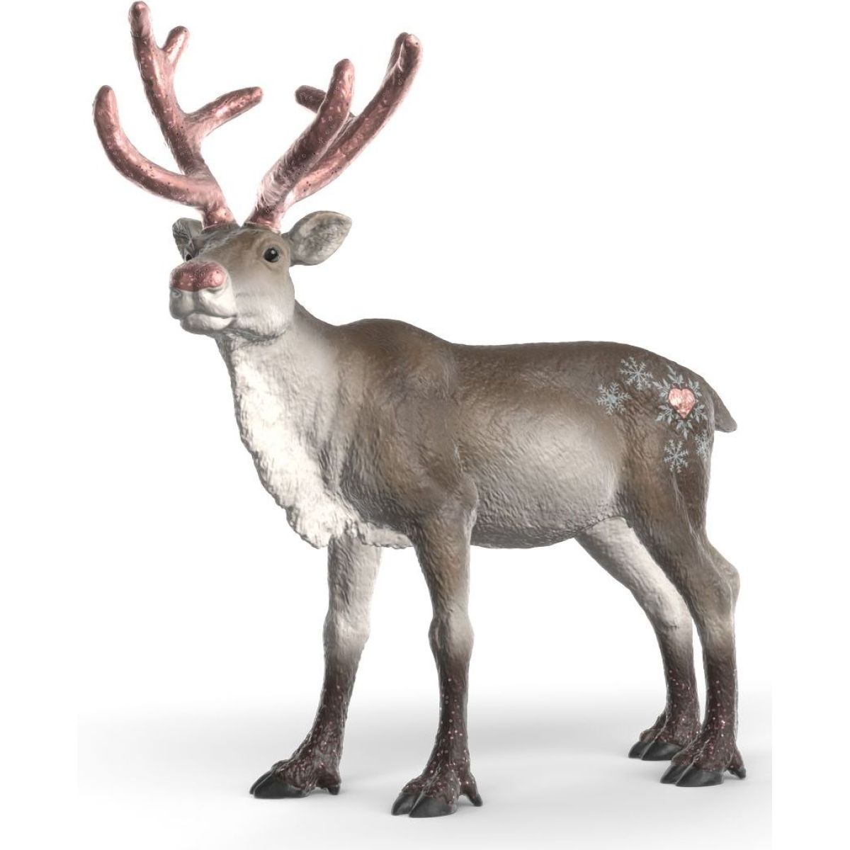 Schleich Vánoční sob v růžovo zlaté barvě
