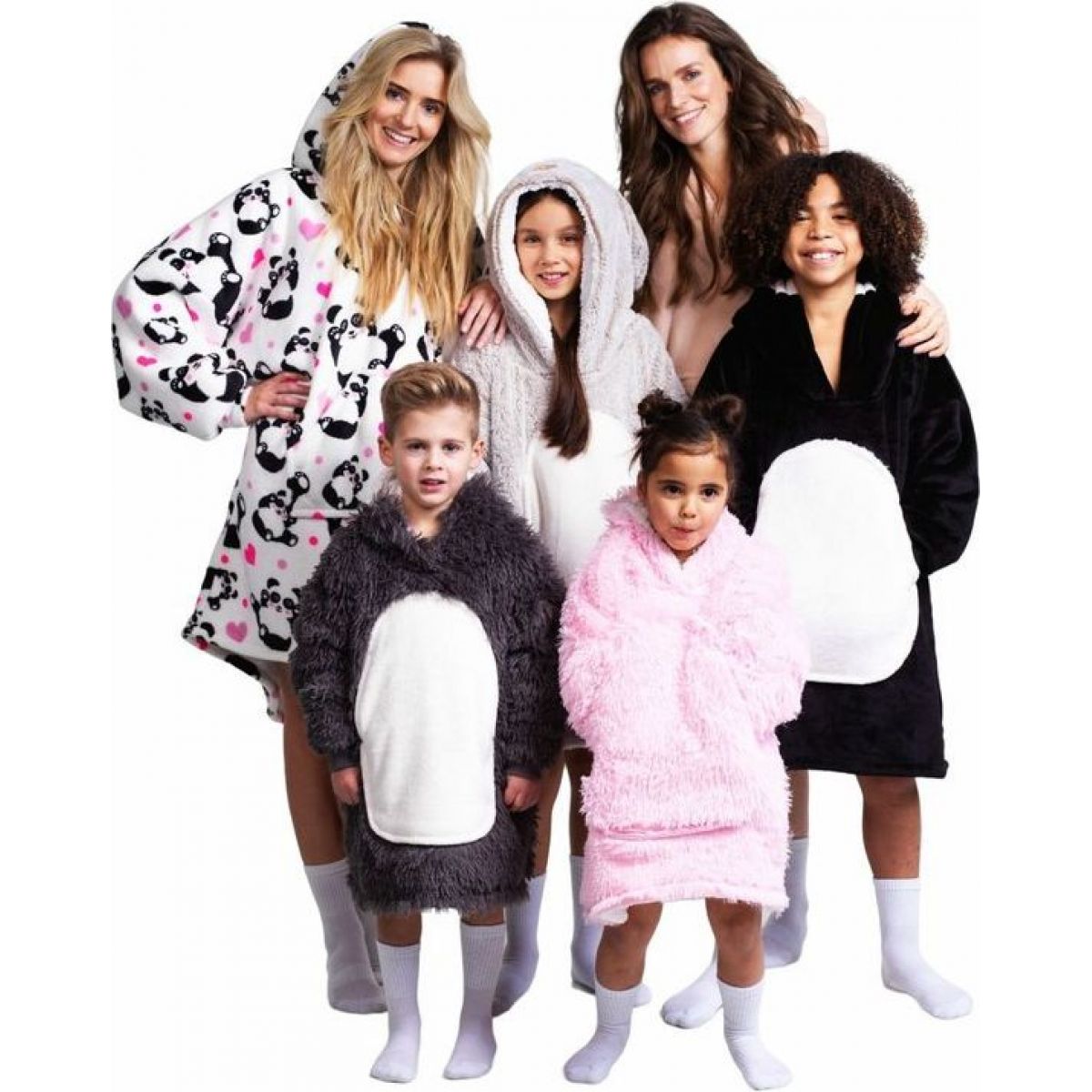 Cozy Noxxiez CH324 Koala hřejivá televizní mikinová deka s kapucí pro děti 7 - 12 let