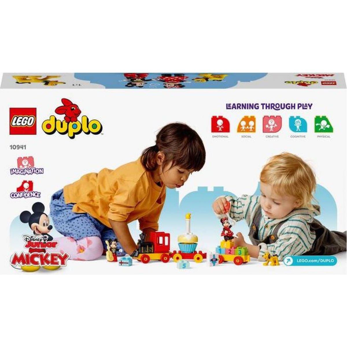 LEGO® DUPLO® Disney ™ 10941 Narozeninový vláček Mickeyho a Minnie