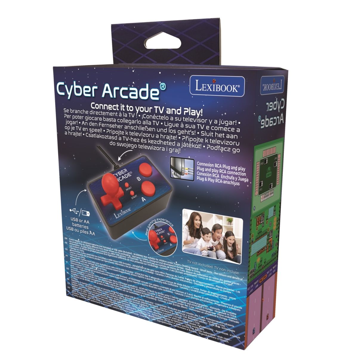 Lexibook TV Konzole Cyber Arcade Plug N' Play - 200 her