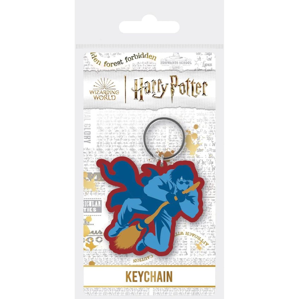 Klíčenka gumová Harry Potter koště