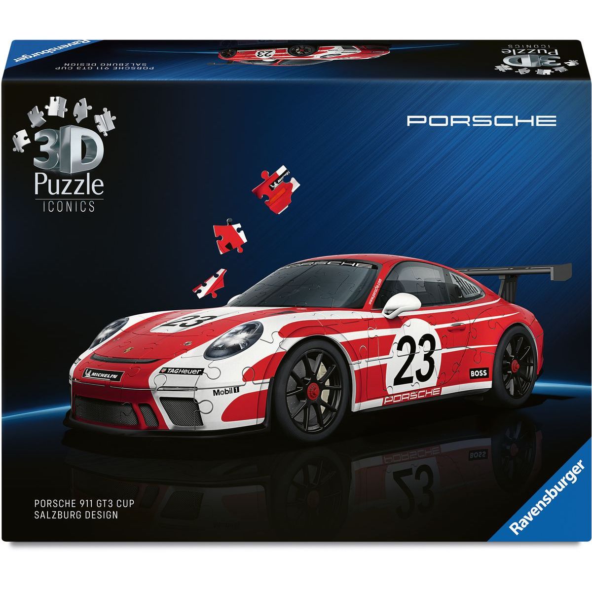 Ravensburger Iconics: Porsche 911 GT3 Cup Salzburg design