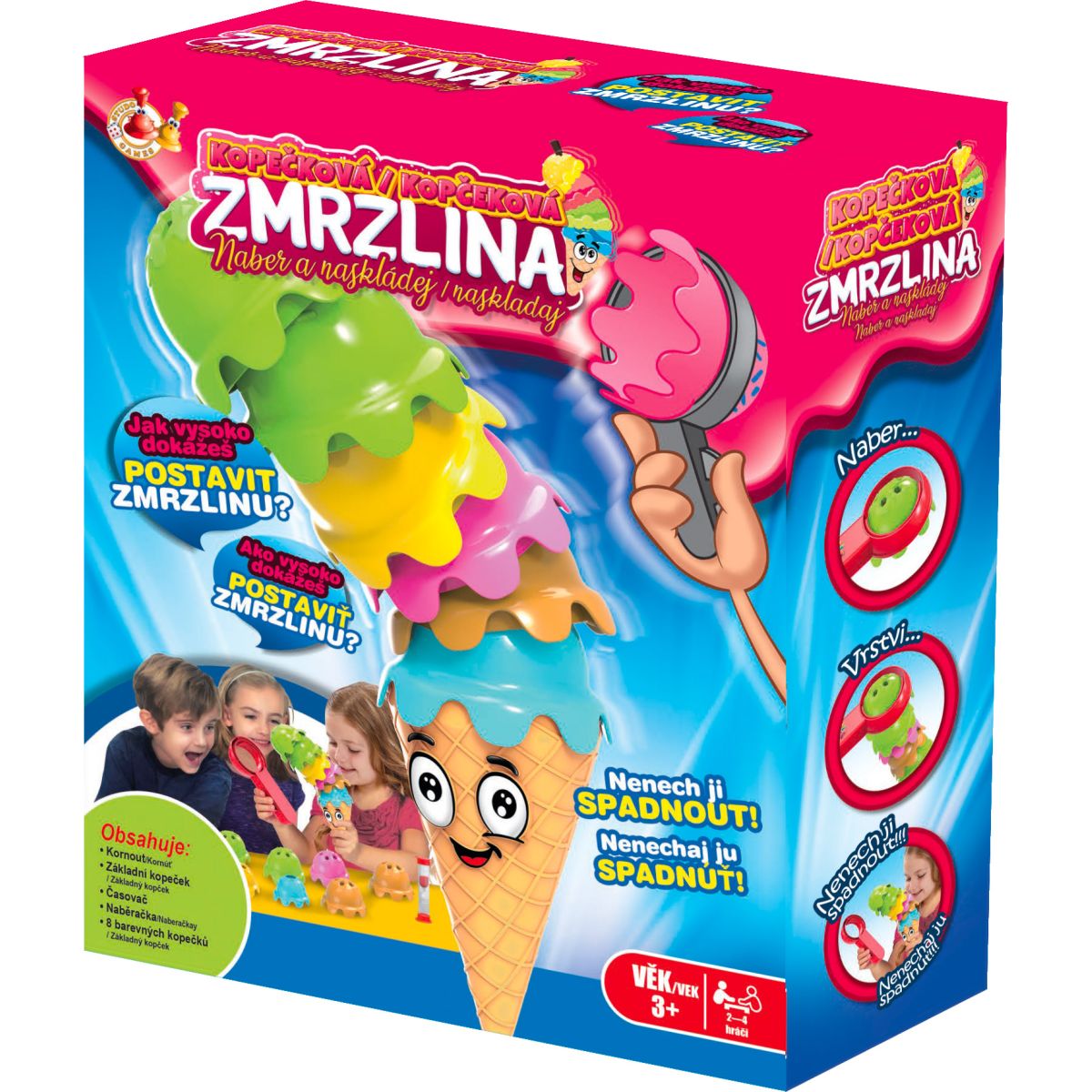 Sparkys STUDO GAMES - Kopečková zmrzlina - Naber a naskládej