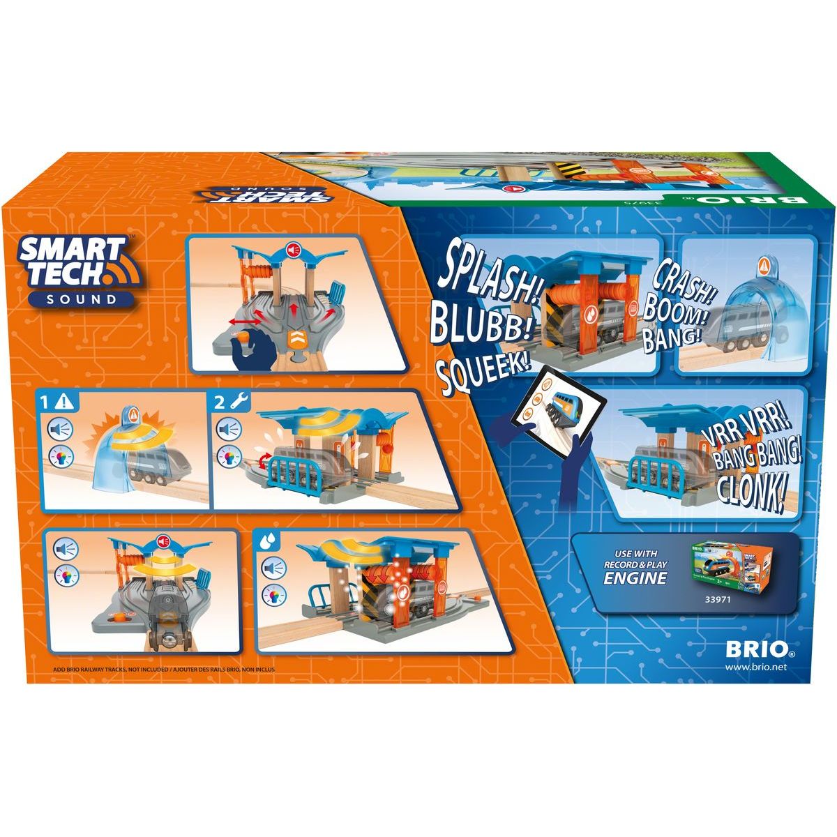 Brio World 33975 Smart Tech sound Myčka s dílnou