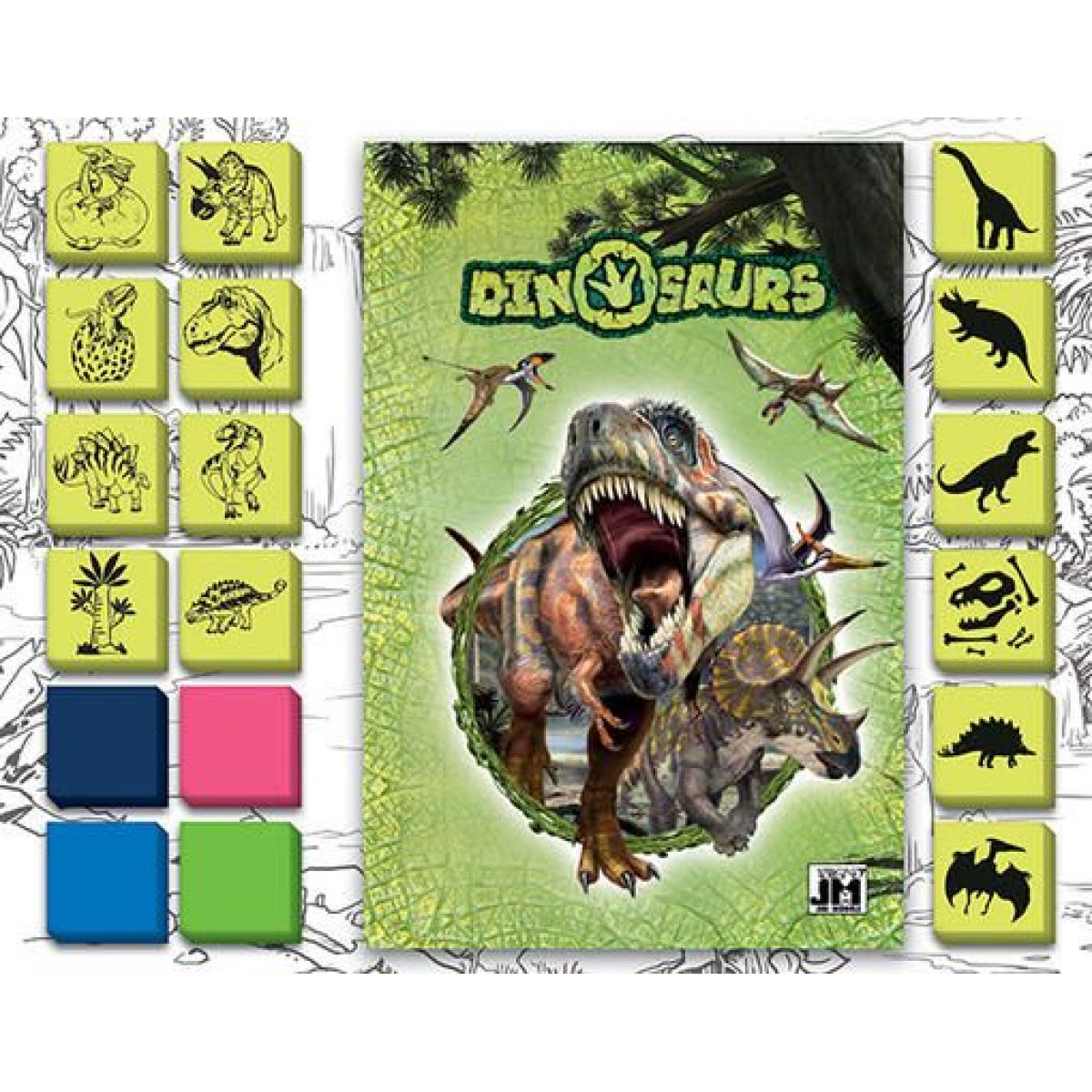 Jiri Models Zábavné razítkování Dinosauři