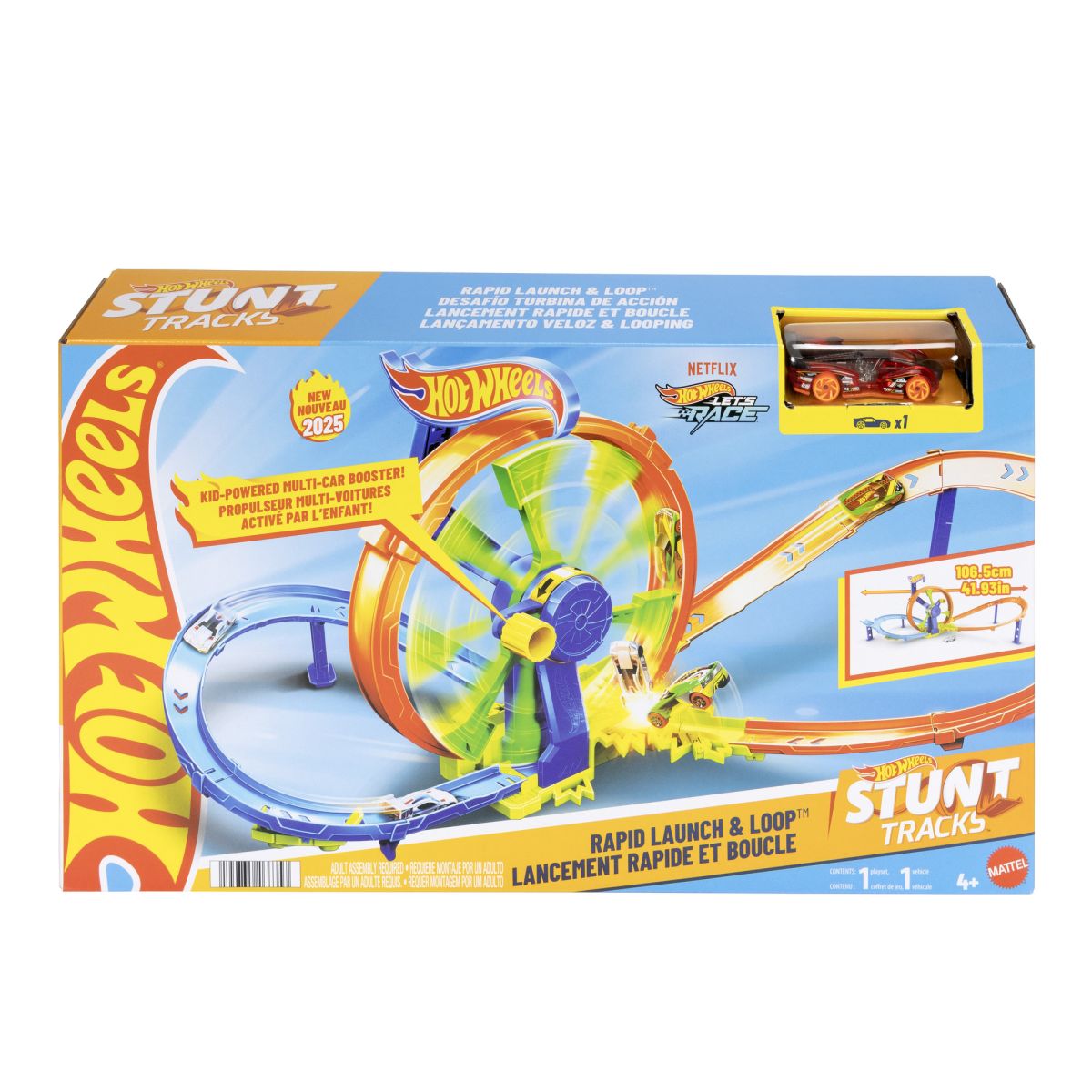 Hot Wheels Dráha řetězový náraz