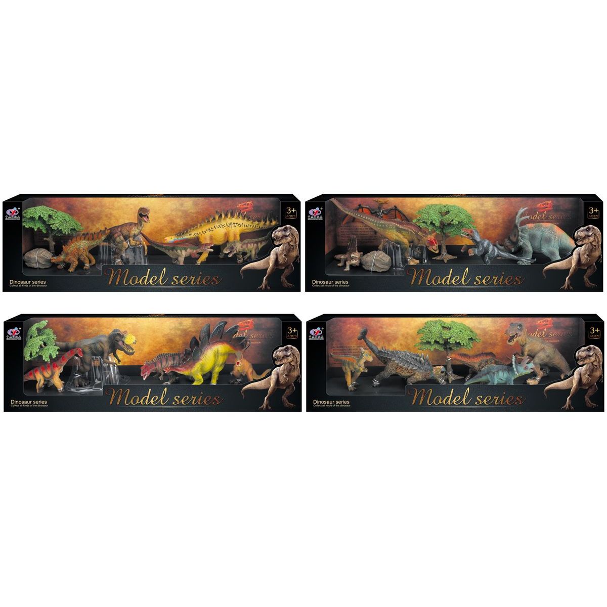 Sparkys Dinosauří svět - Set dinosauřích figurek Q1