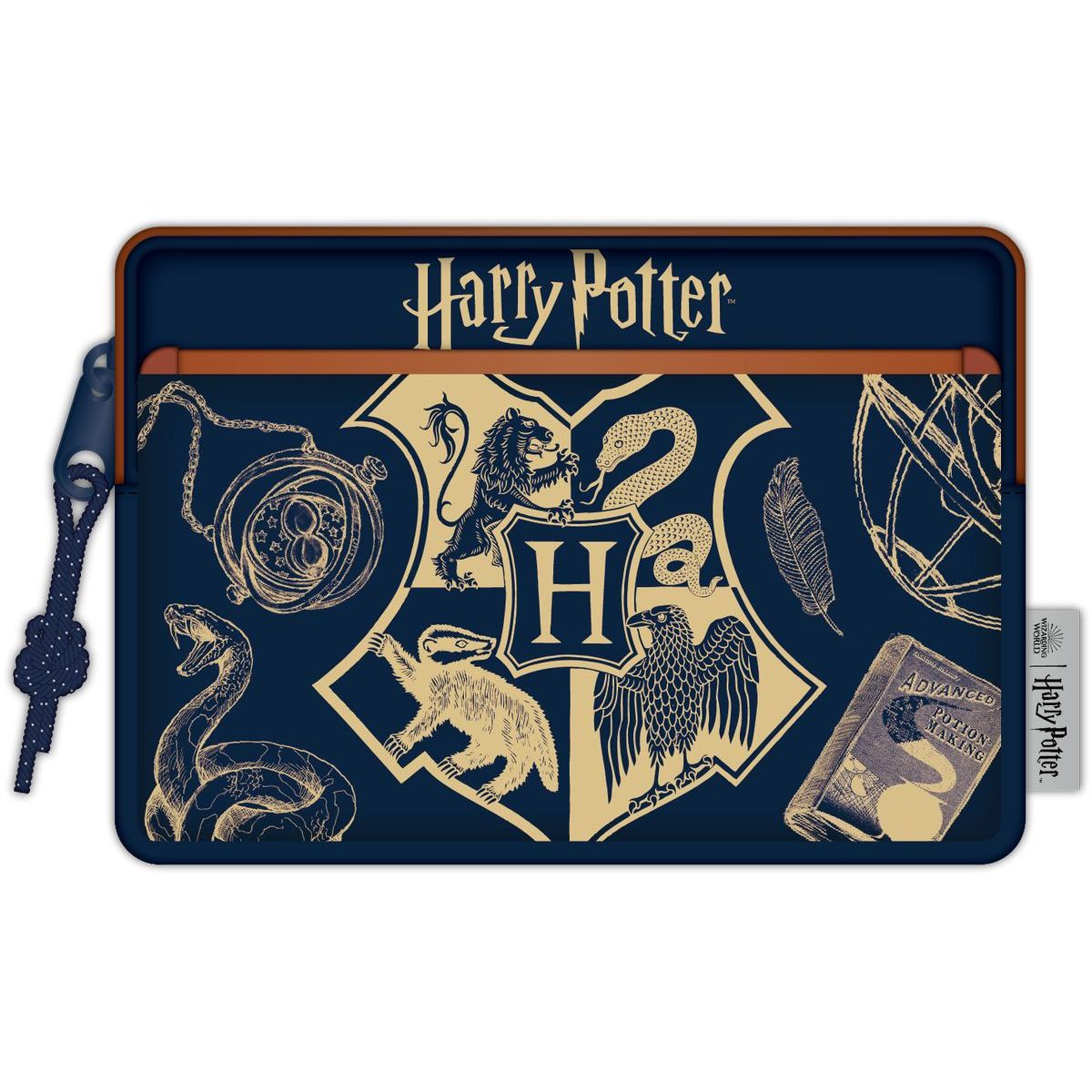 Bluesky Harry Potter Pouzdro velké Navy & Gold