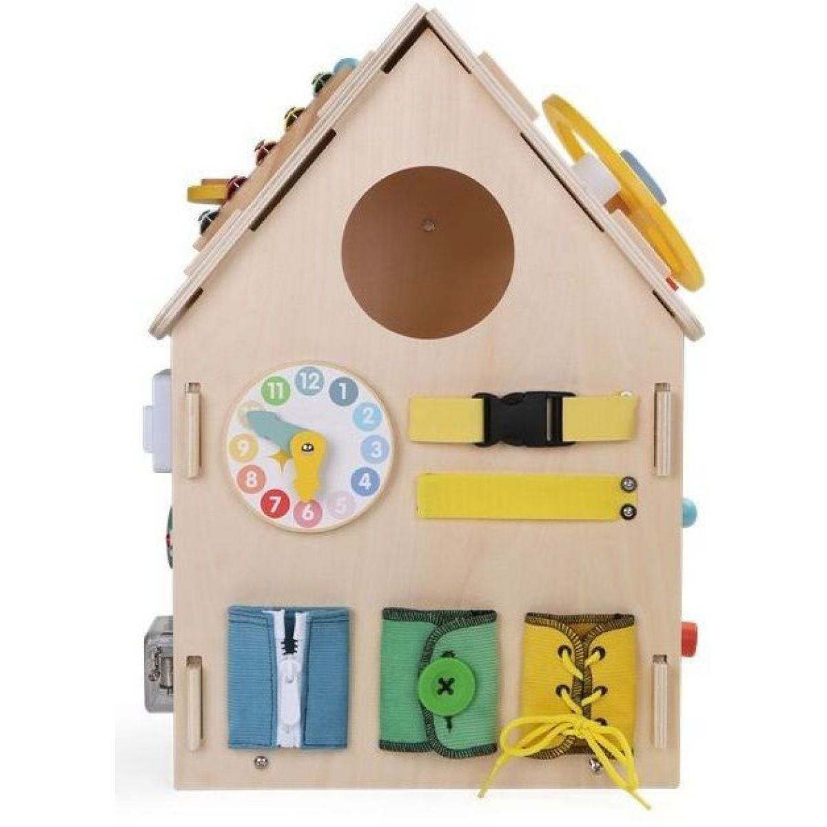 2Kids Toys Activity board Domeček přírodní