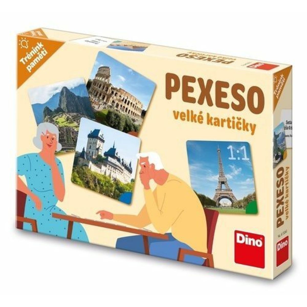 TRÉNINK PAMĚTI: PAMÁTKY Pexeso