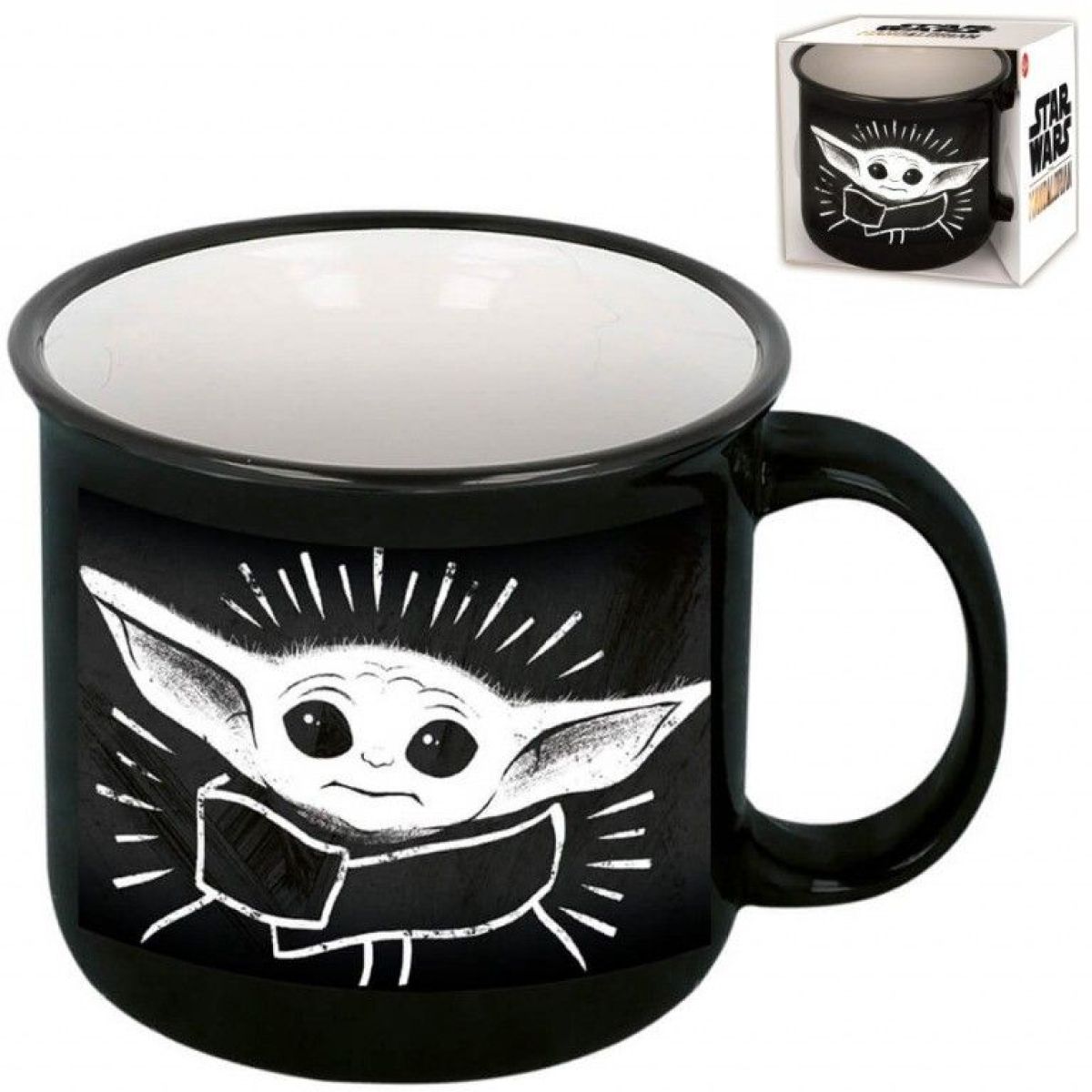 Stor Mandalorian Keramický hrnek box 415 ml