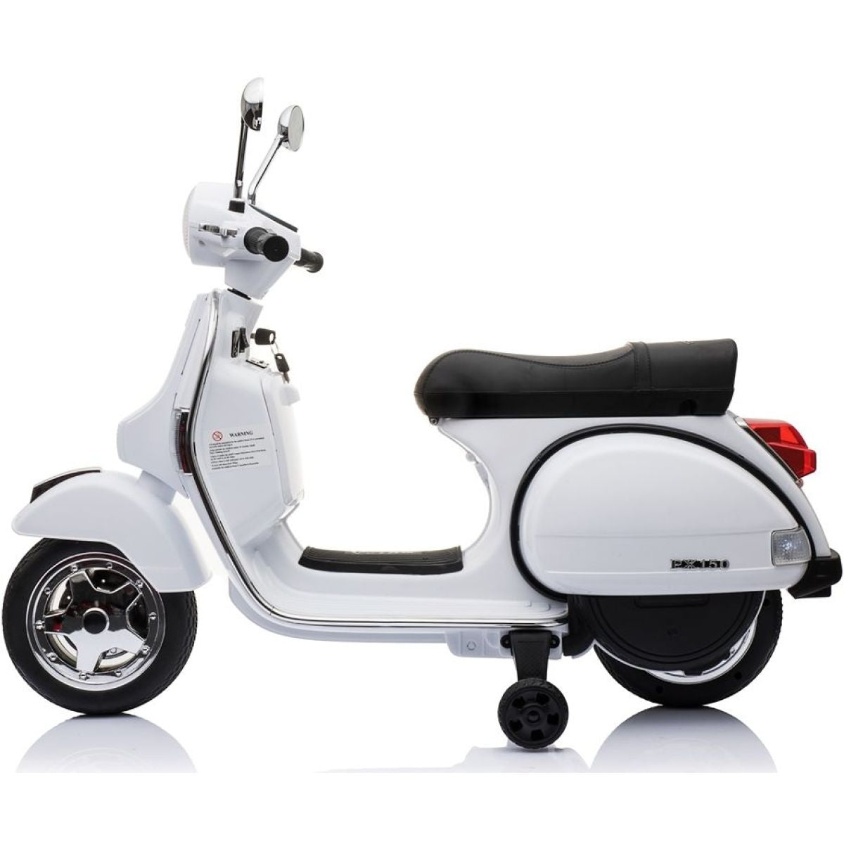 Sparkys Dětský elektrický skútr Vespa PX150 bílý