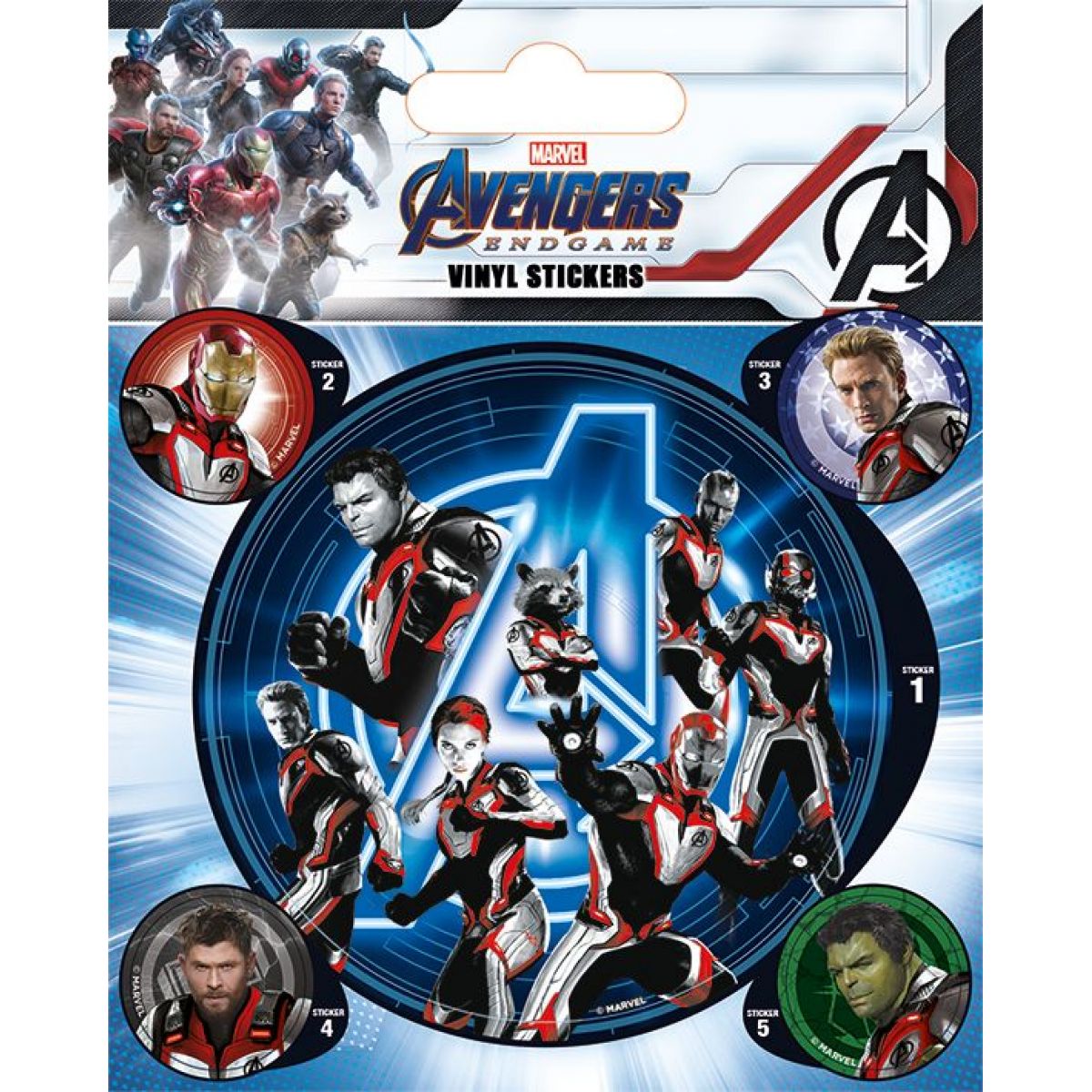 Samolepky Avengers 5 ks