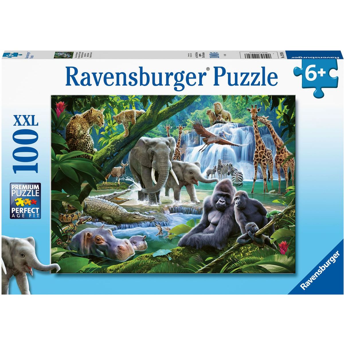Ravensburger Puzzle Rodina z džungle 100 dílků