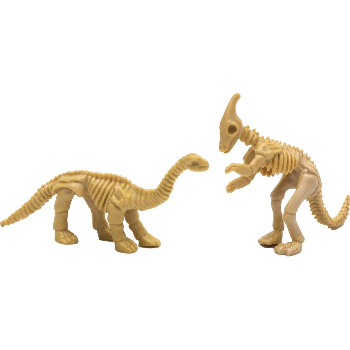 Igráček Paleontoložka - figurka s vykopávkami dinosaurů Parasaurolophuse a Diplodocuse
