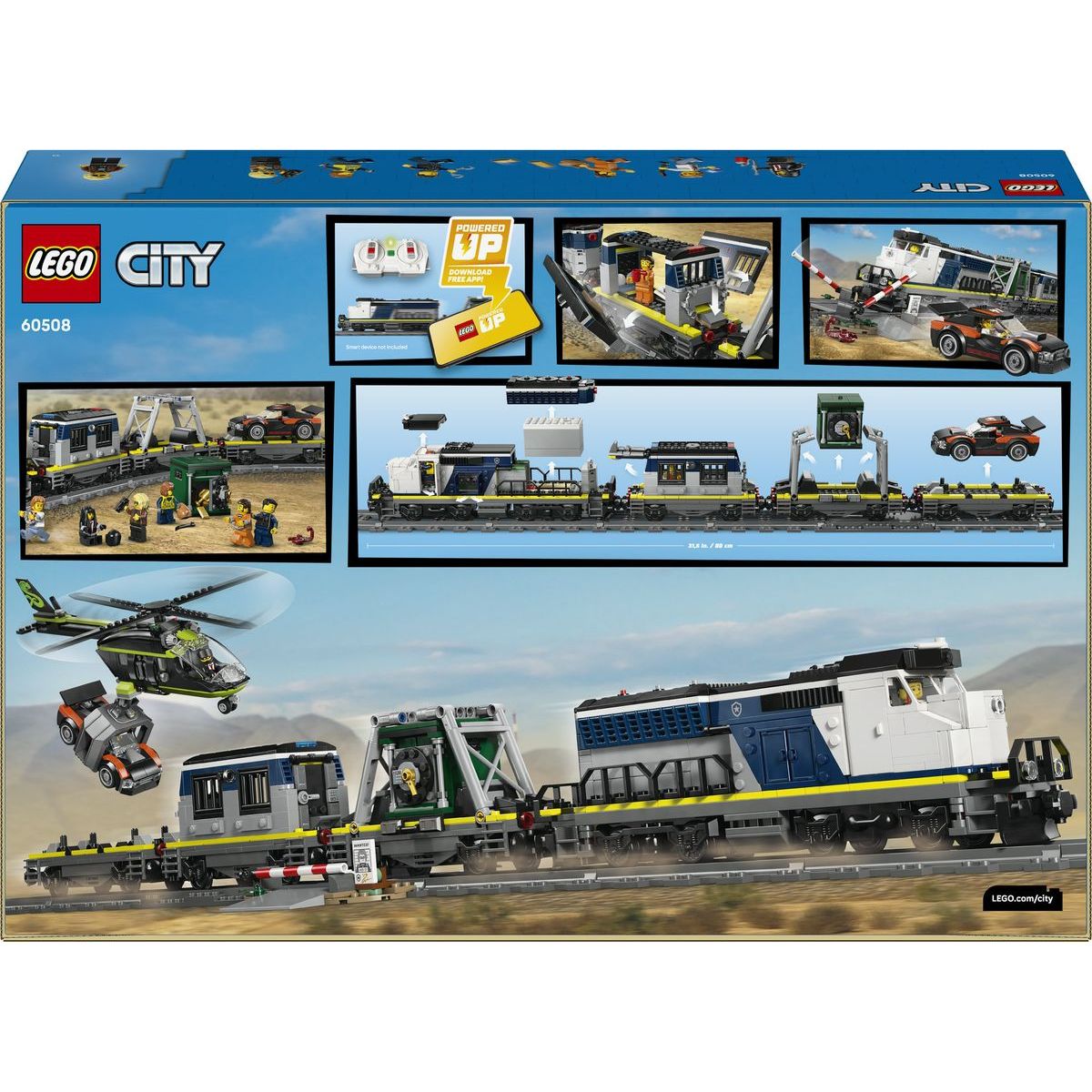 LEGO® City 60508 Loupež v policejním vlaku