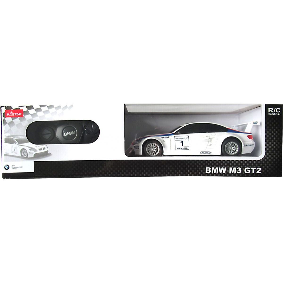 RC auto 1 : 24 BMW M3 bílý