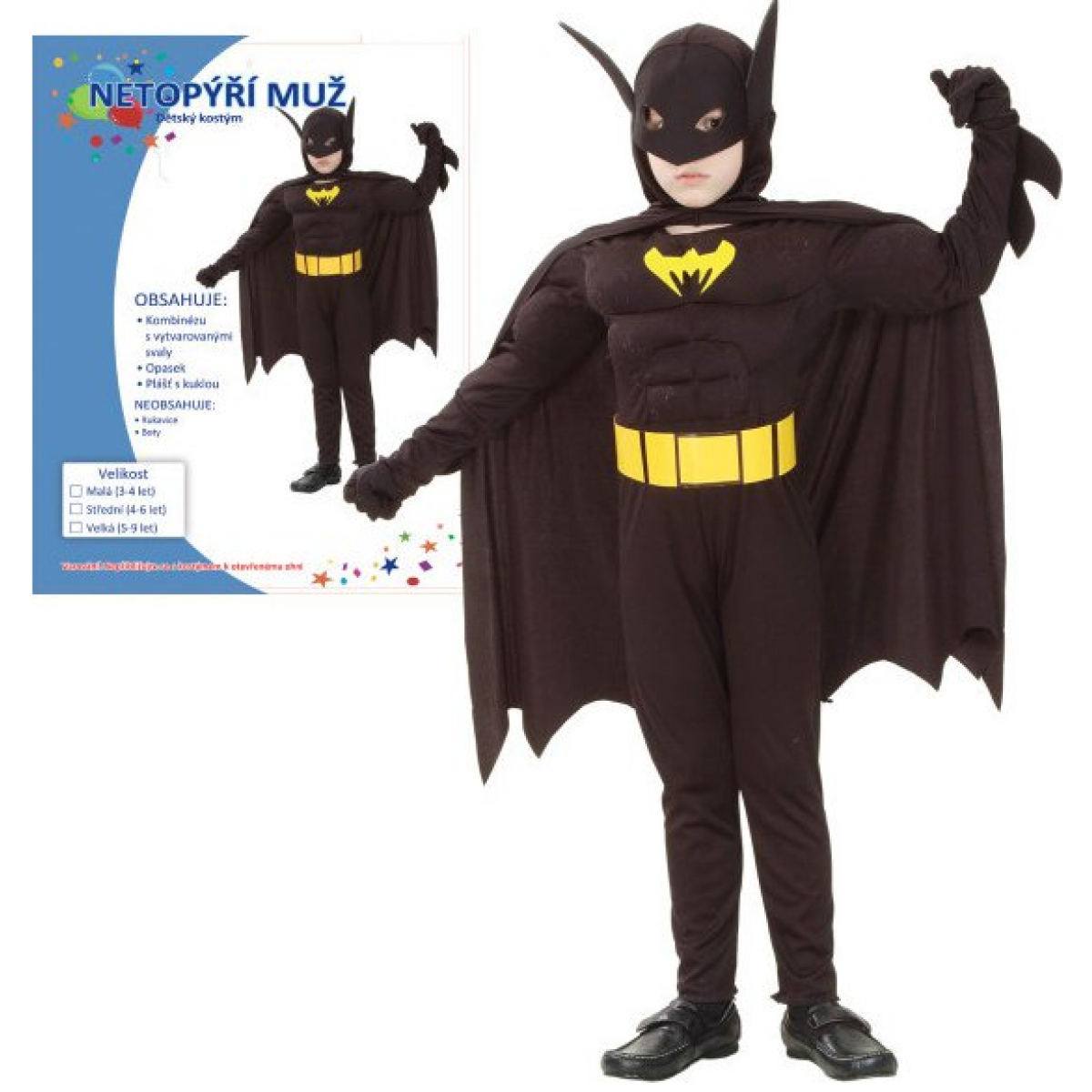 Made Dětský kostým Batman 120 - 130 cm