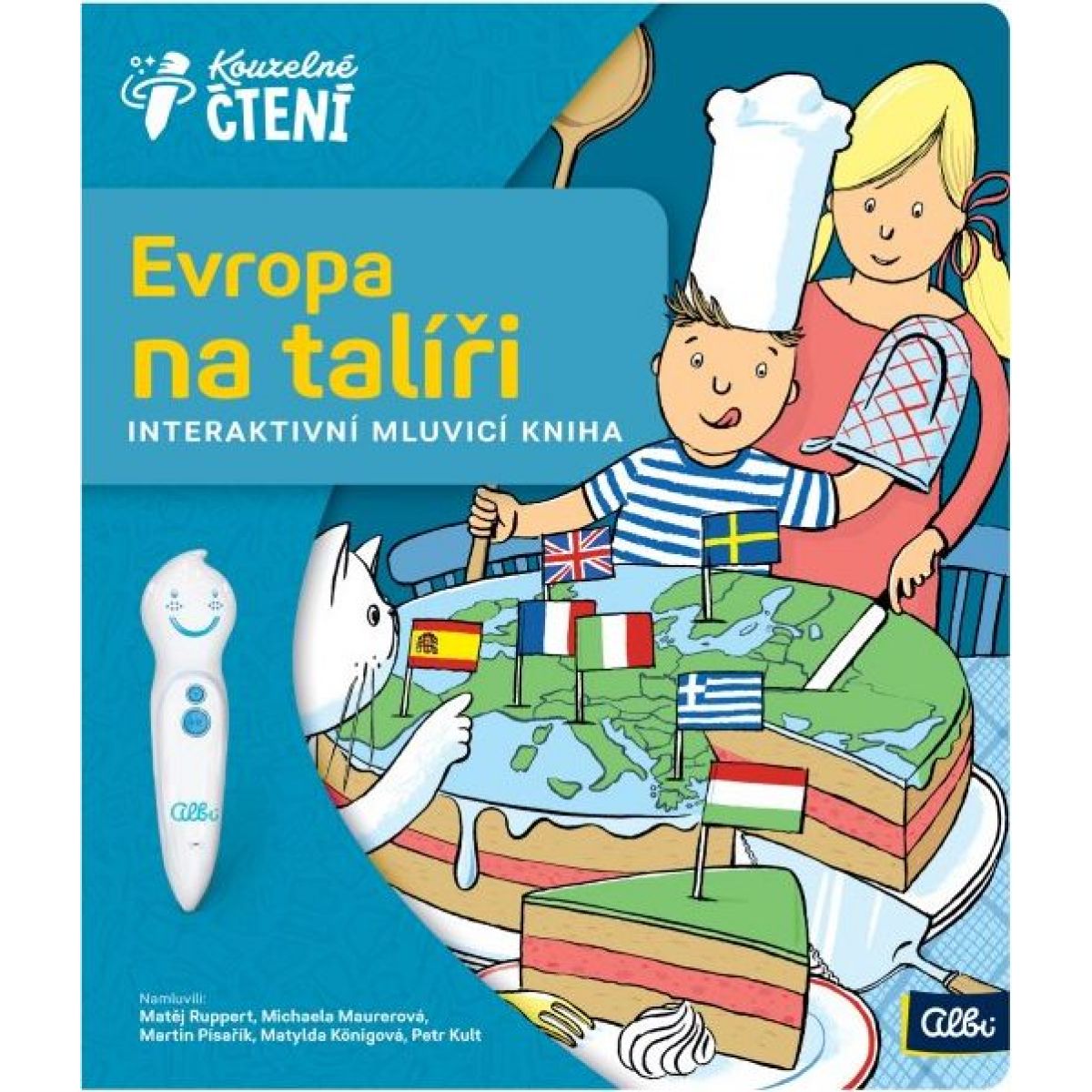 Albi Kouzelné čtení Kniha Evropa na talíři