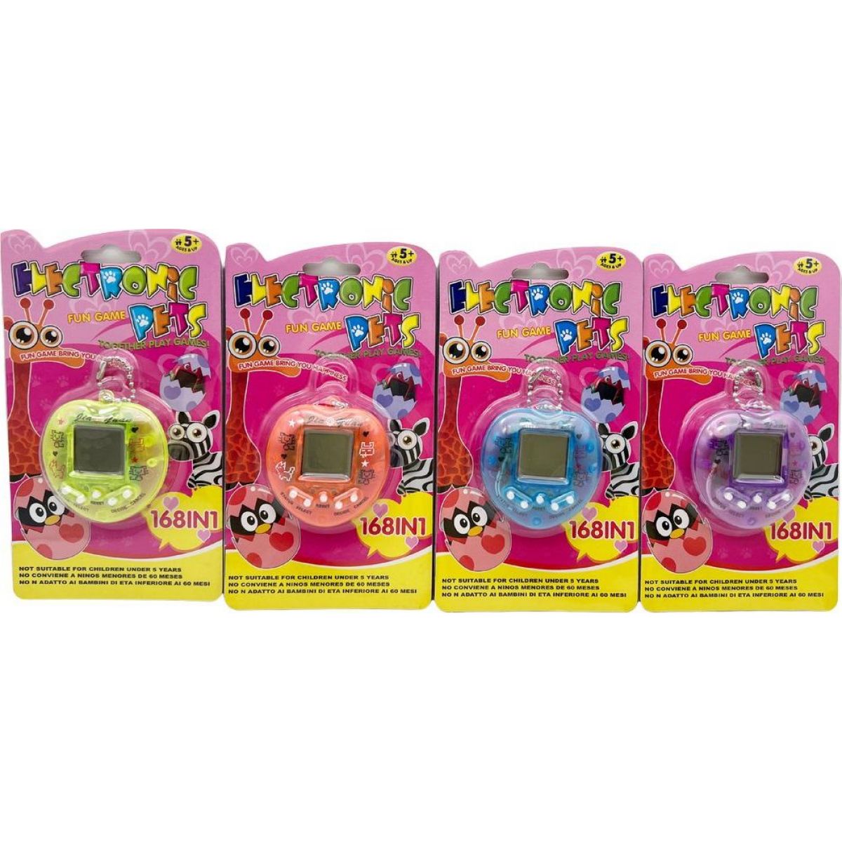 Alltoys Digitální hra zvířátka srdíčko - růžové
