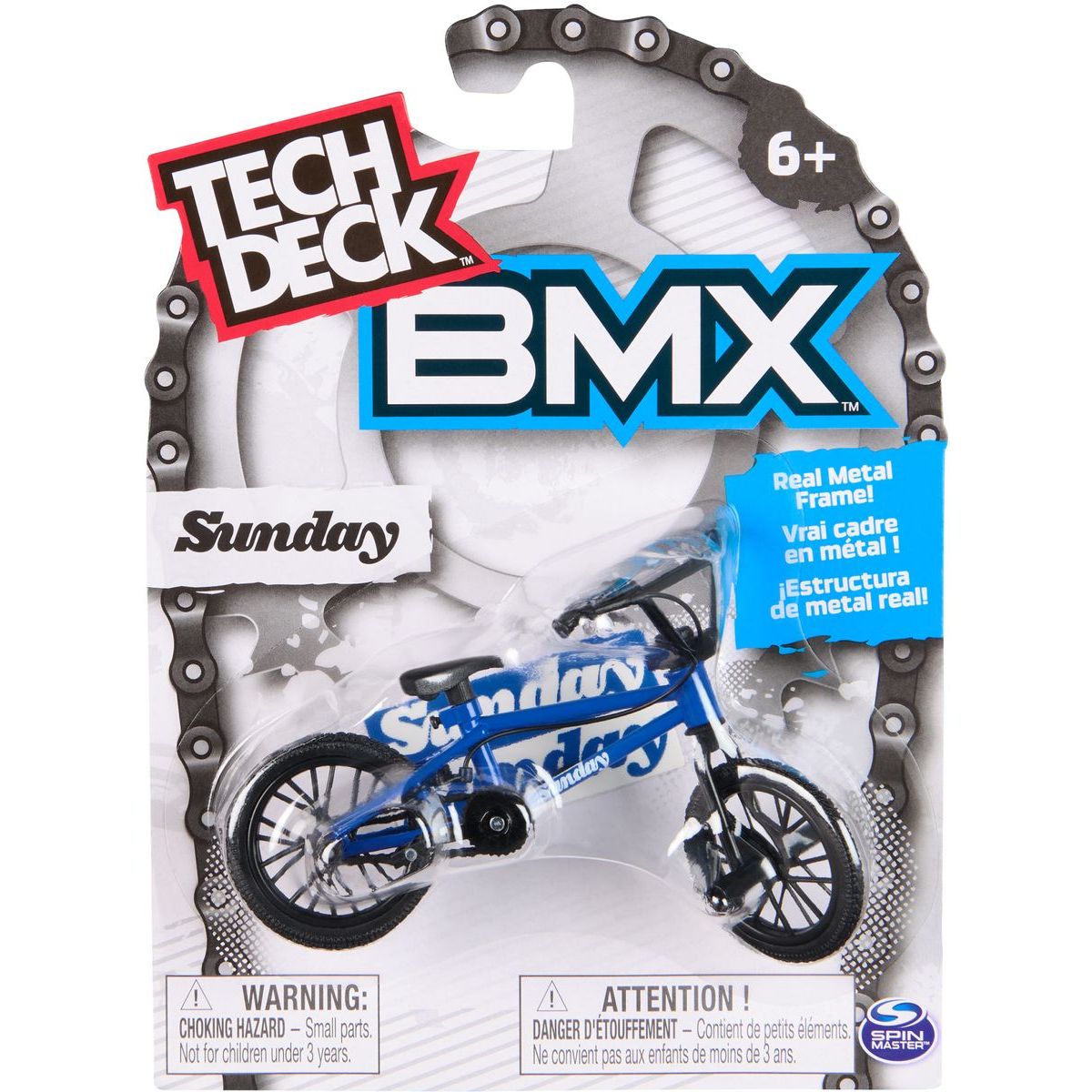 Tech Deck BMX sběratelské kolo modré Sunday