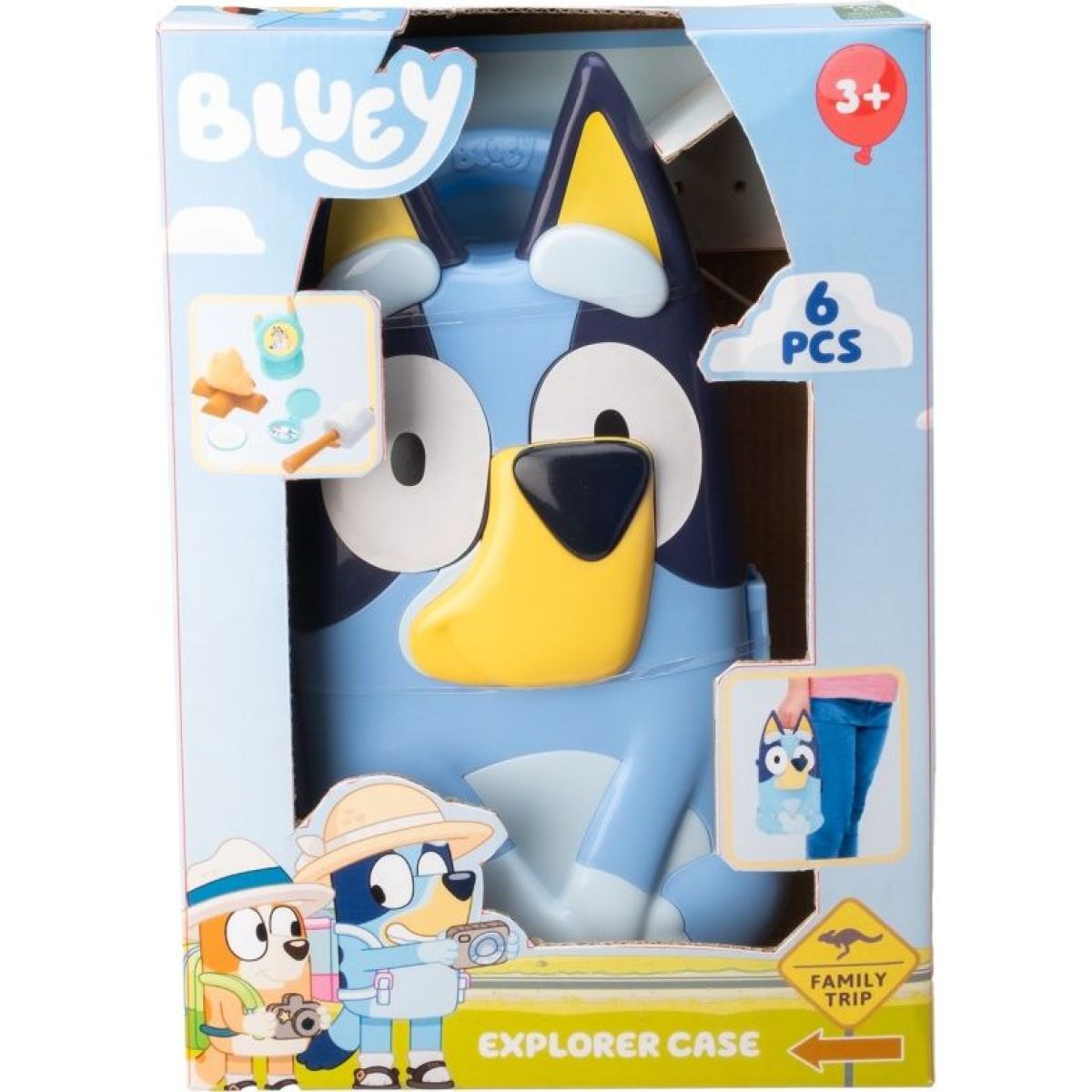 Halsall Kufřík objevitel Bluey