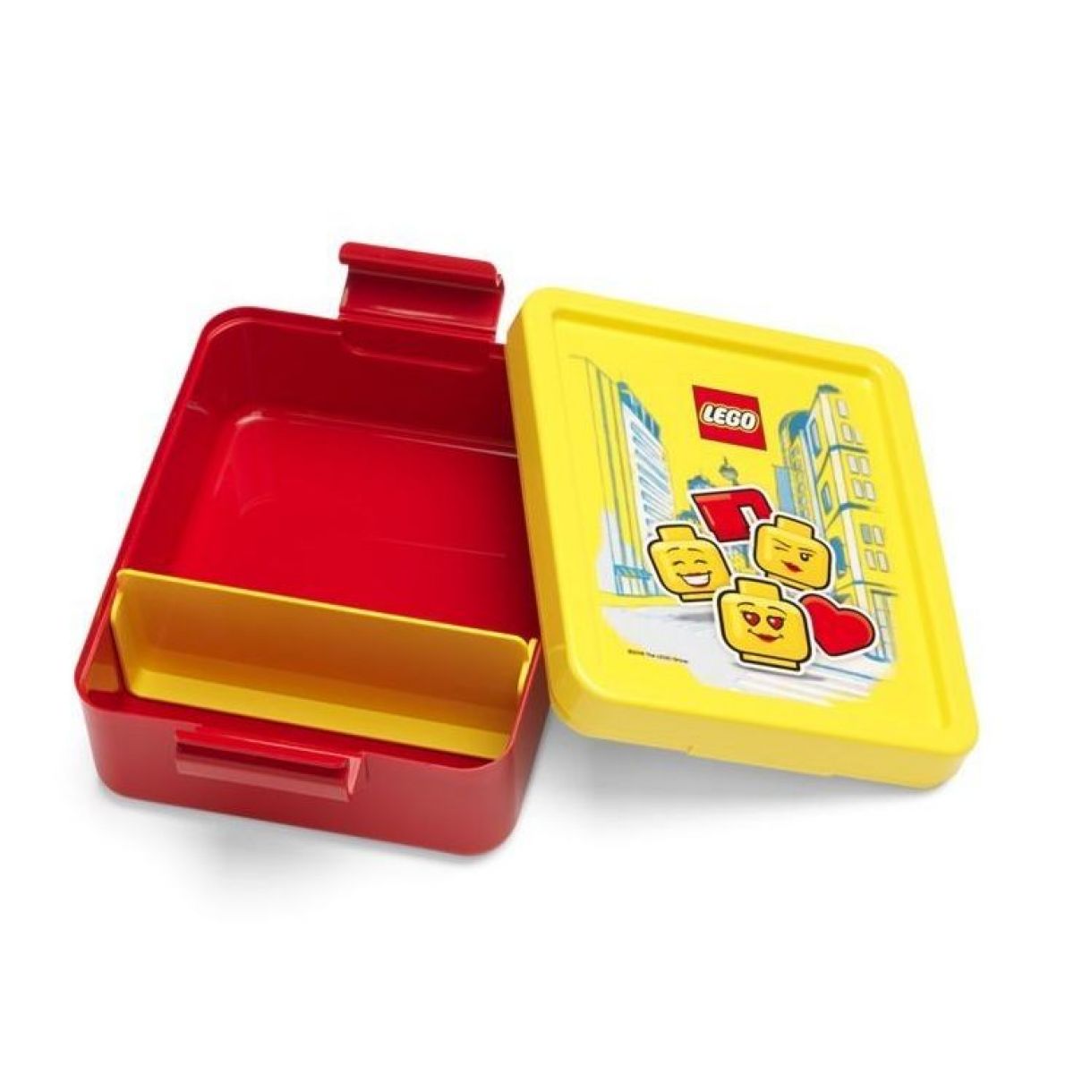LEGO® Iconic Girl box na svačinu - žlutá červená