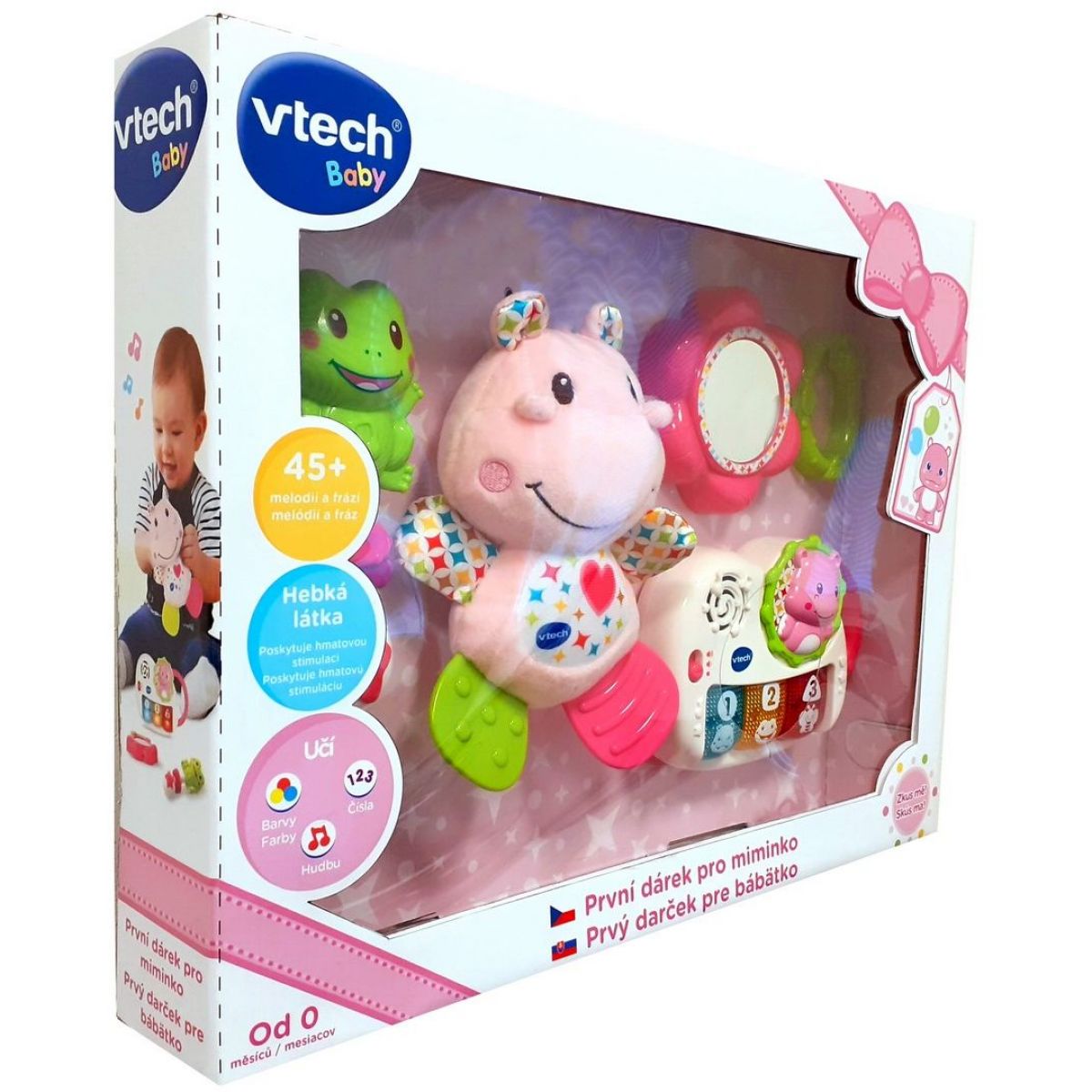 Vtech Prvý darček pre bábëtko ružový SK