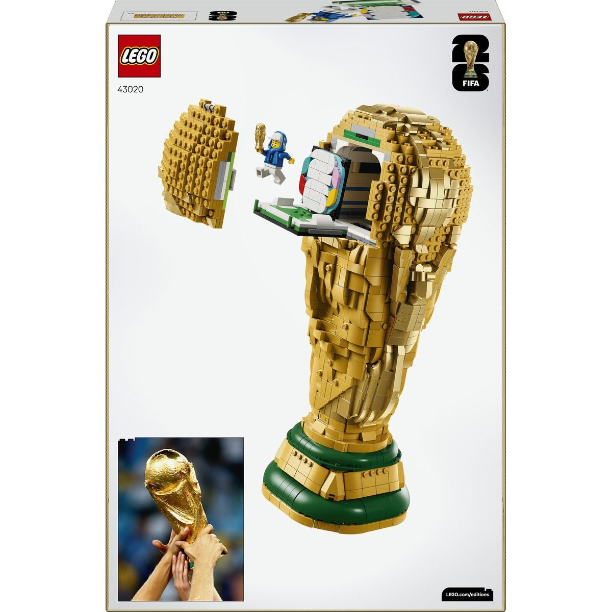 LEGO® Editions 43020 Oficiální trofej Mistrovství světa ve fotbale