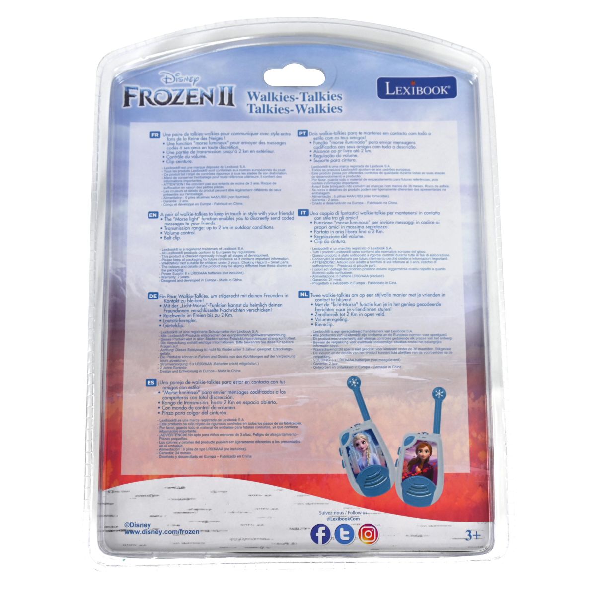 Lexibook Digitální vysílačky Frozen s dosahem až 2 km