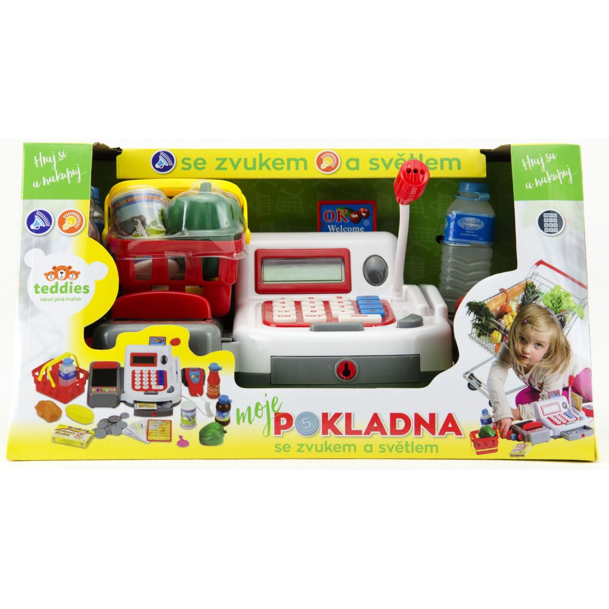 Teddies Pokladna s doplňky