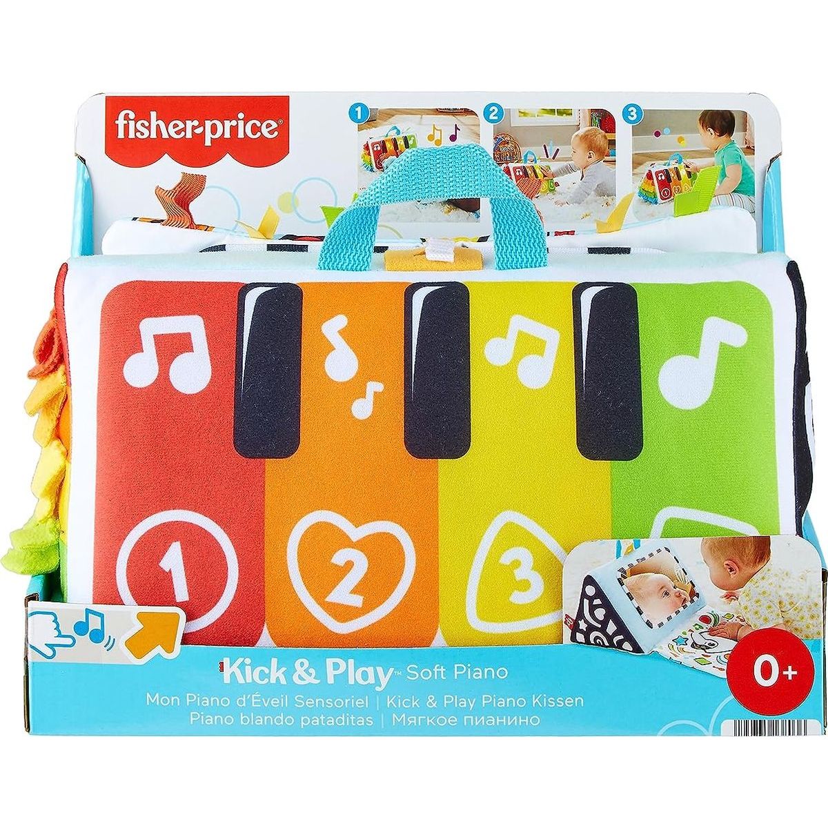 Fisher Price MĚKKÉ PIANO SE ZRCÁTKEM