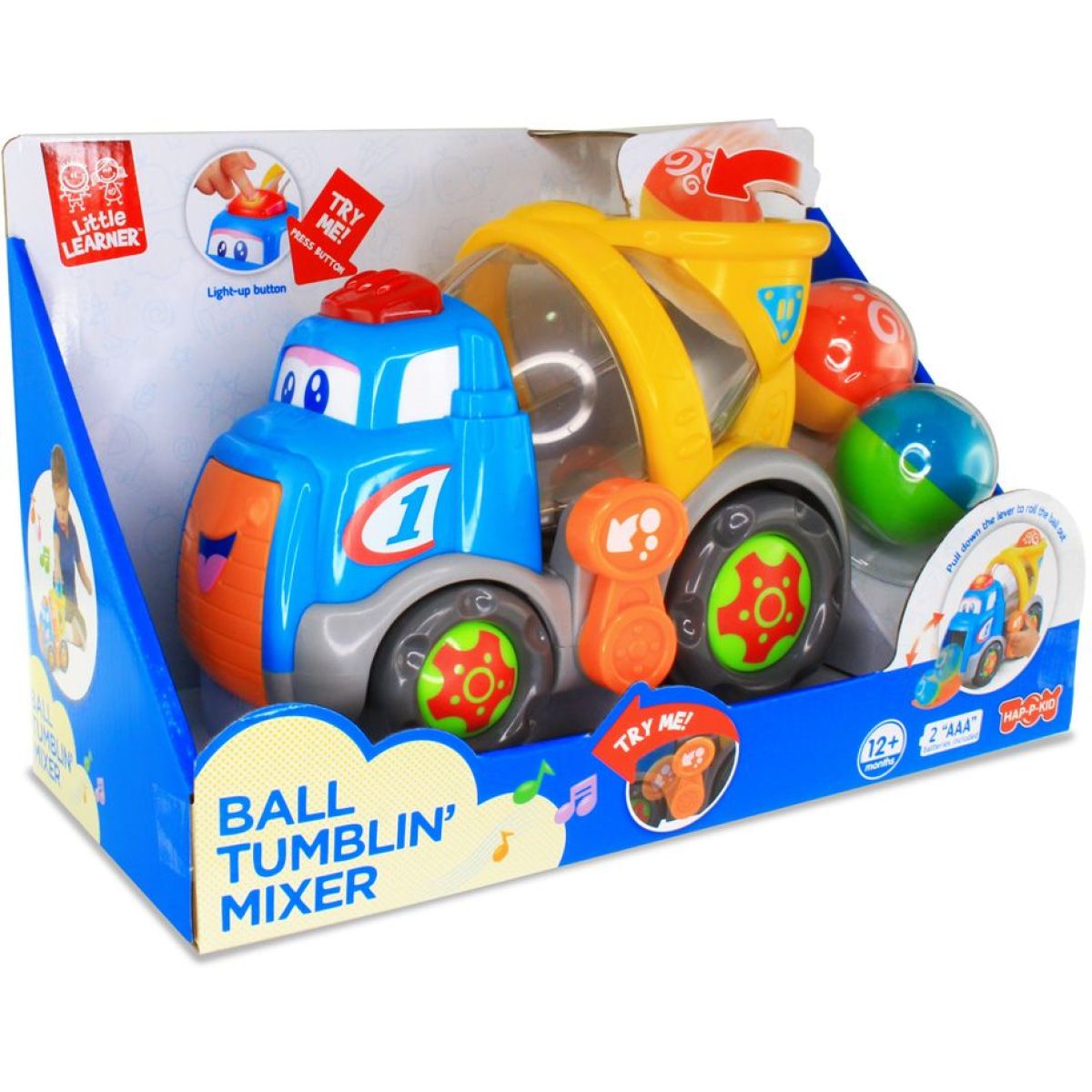 HAP-P-KID Veselá Automíchačka s míčky