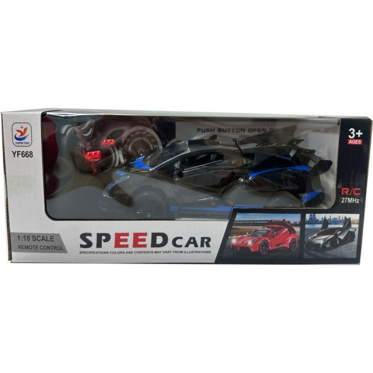 Alltoys Sportovní RC auto 1 : 18 (19) černo modré