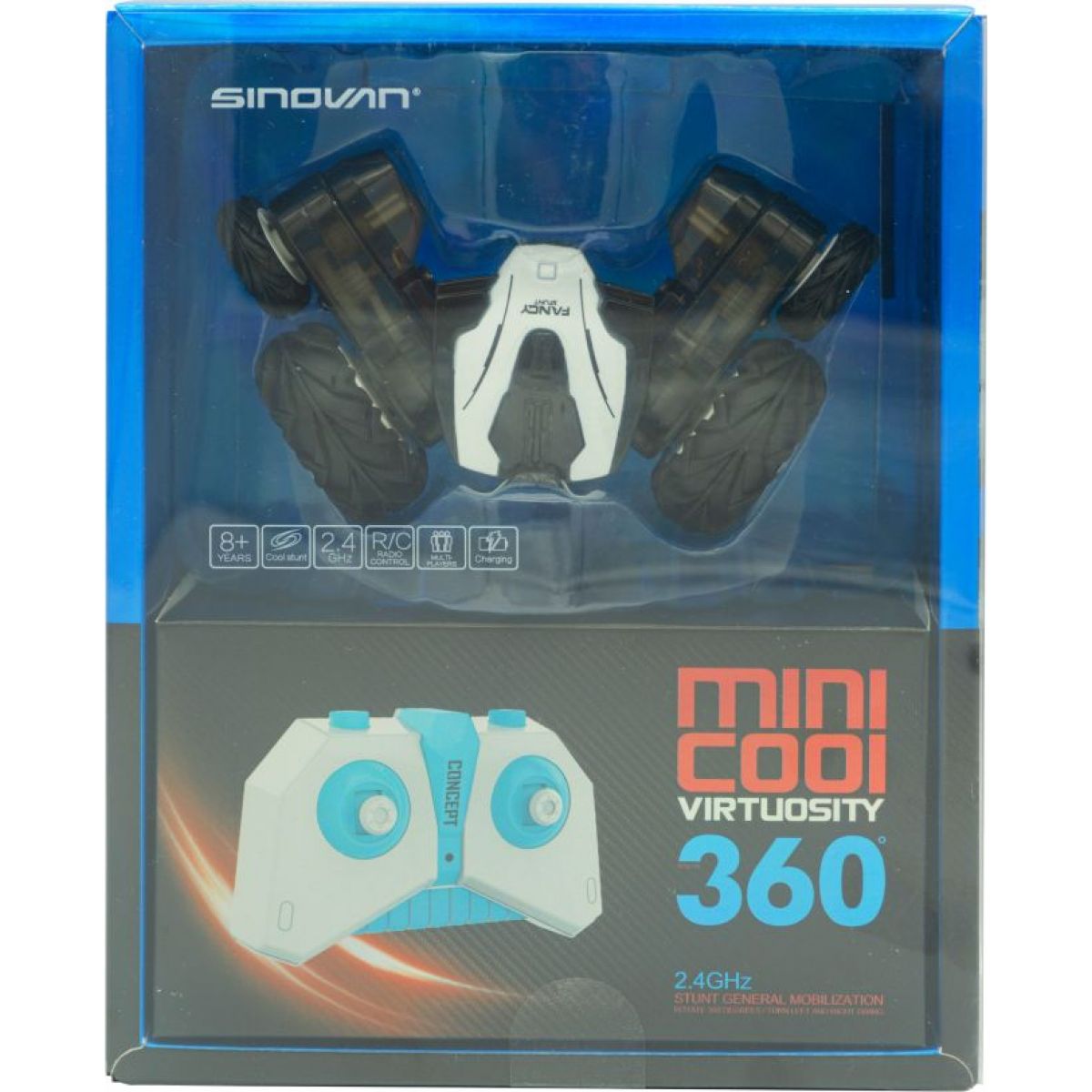 Alltoys Kaskadérské RC auto mini černé