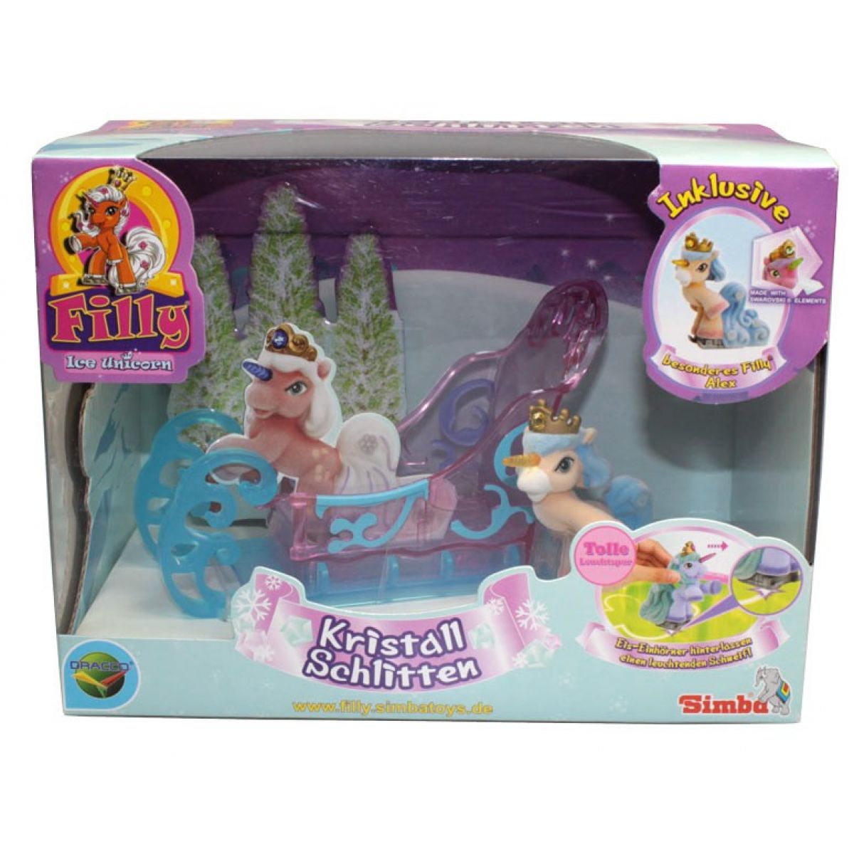 Filly Ice Unicorn saně