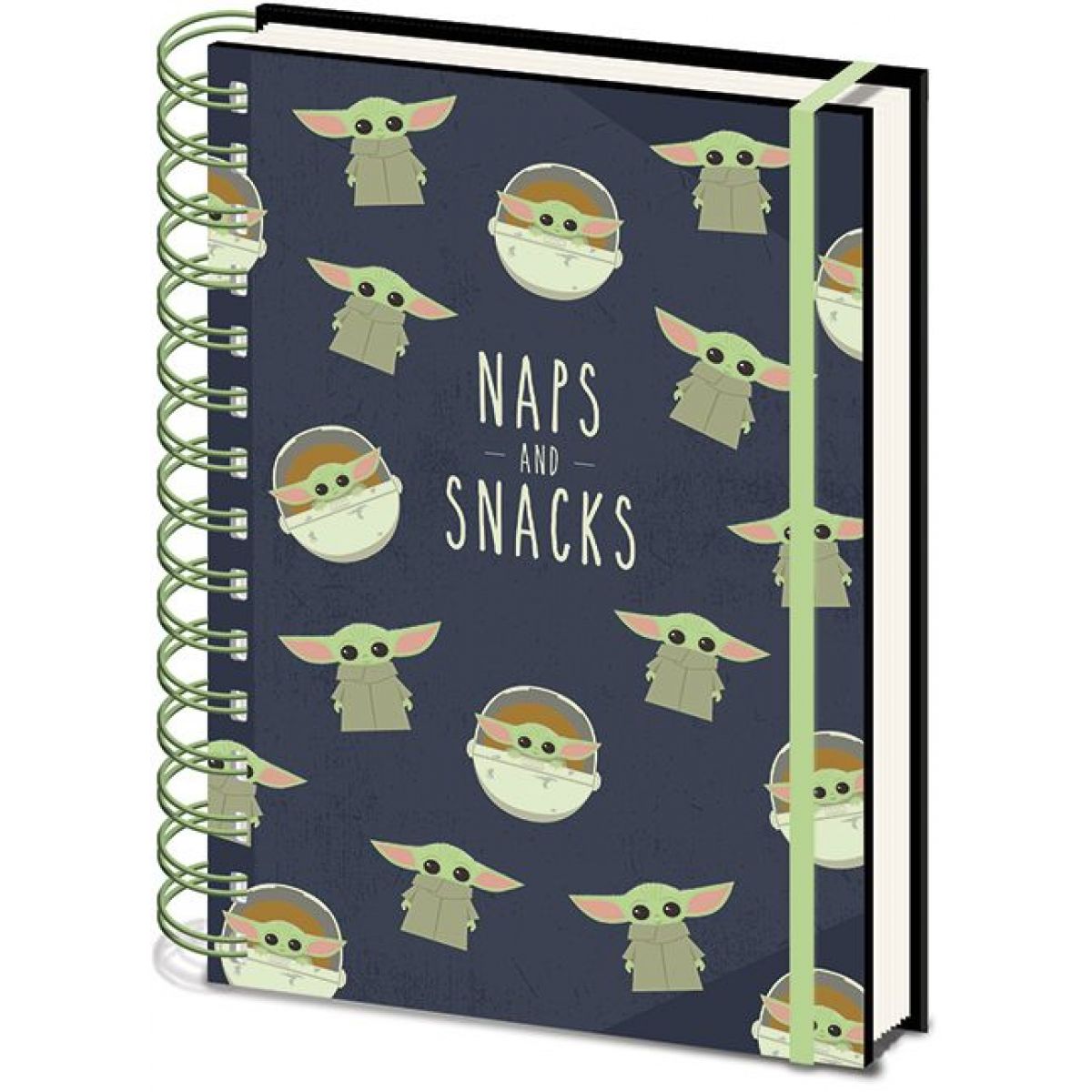 Blok A5 kroužkový Mandalorian Snacks and Naps
