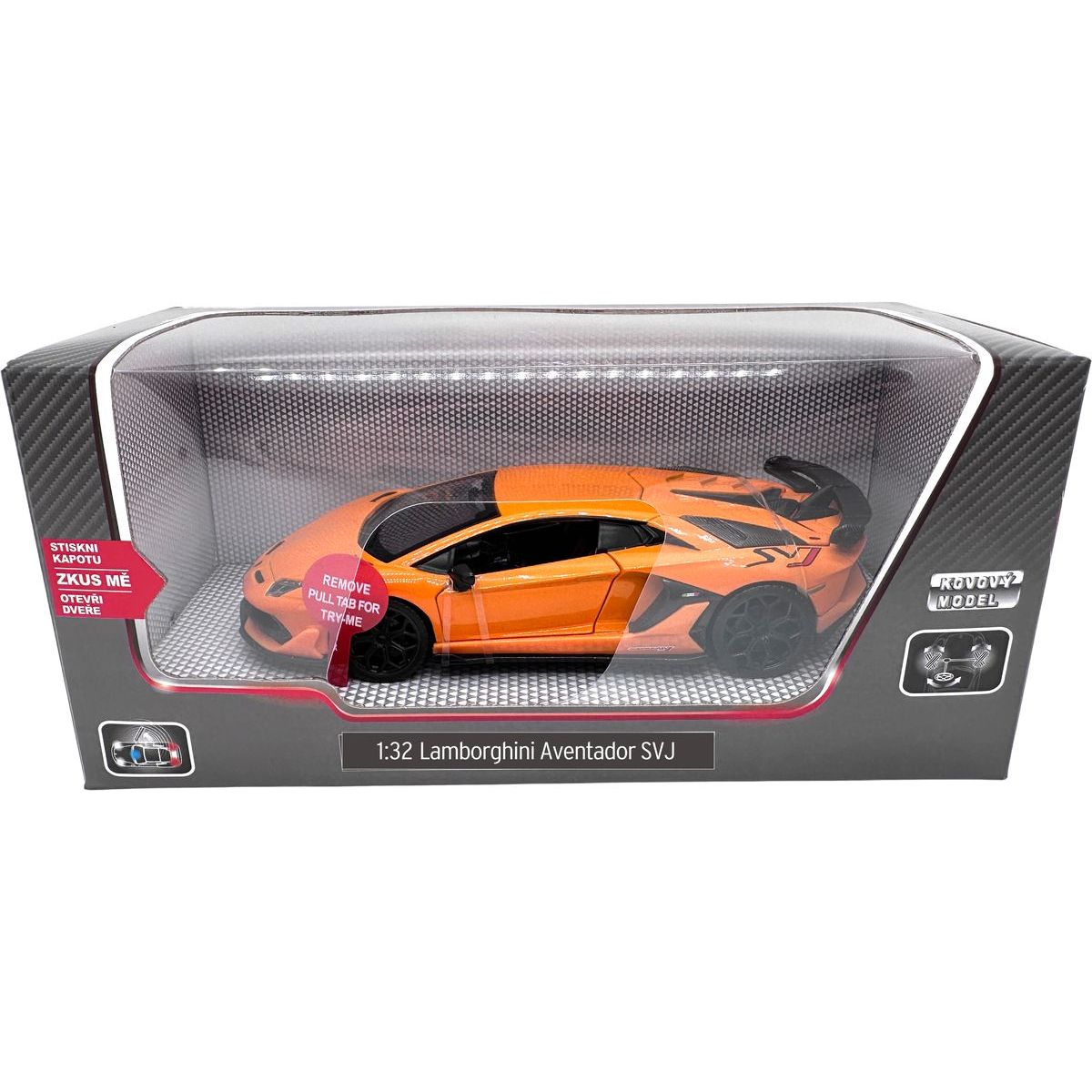 Sparkys 1:32 Lamborghini Aventador SVJ oranžové
