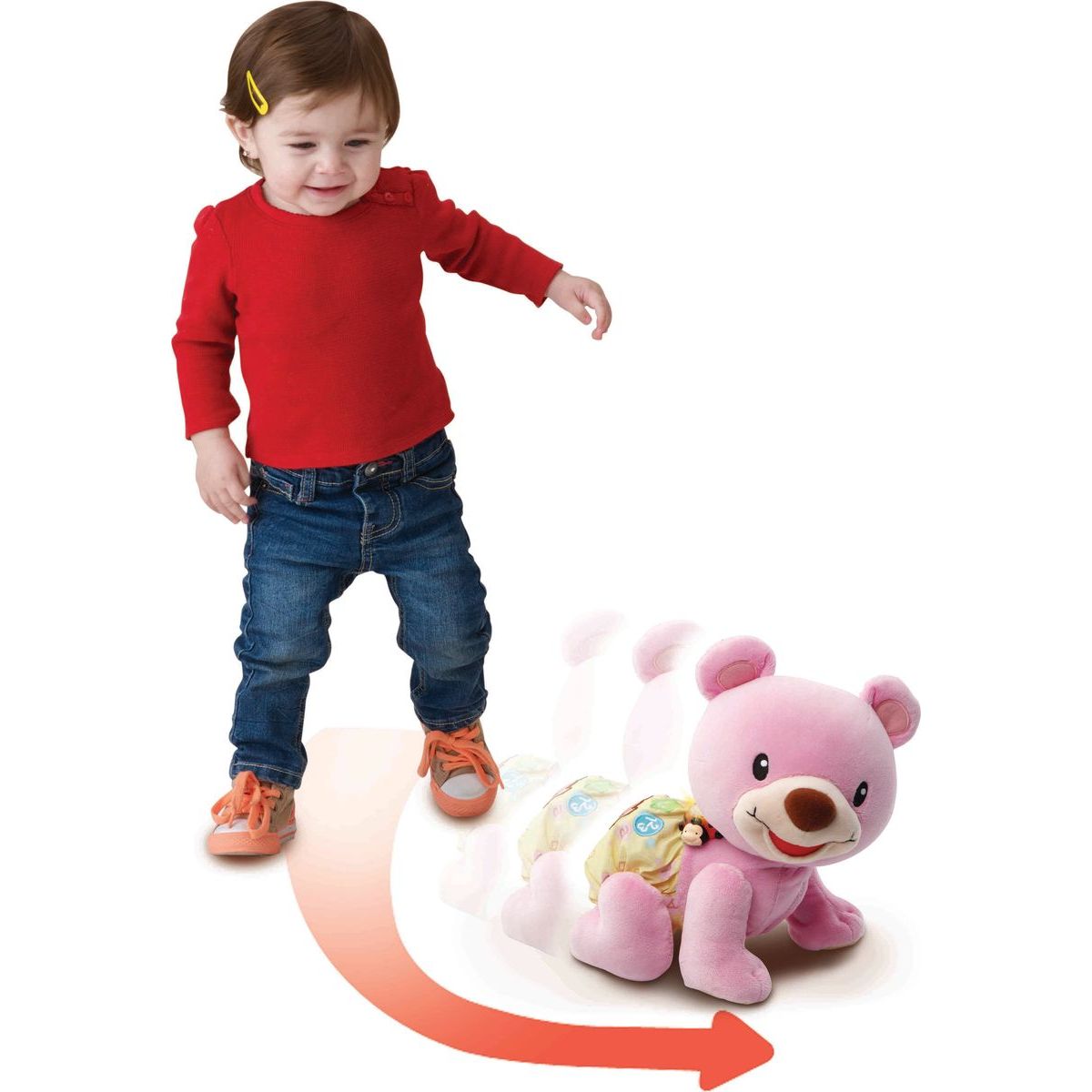 Vtech Lezúci medvedík ružový SK