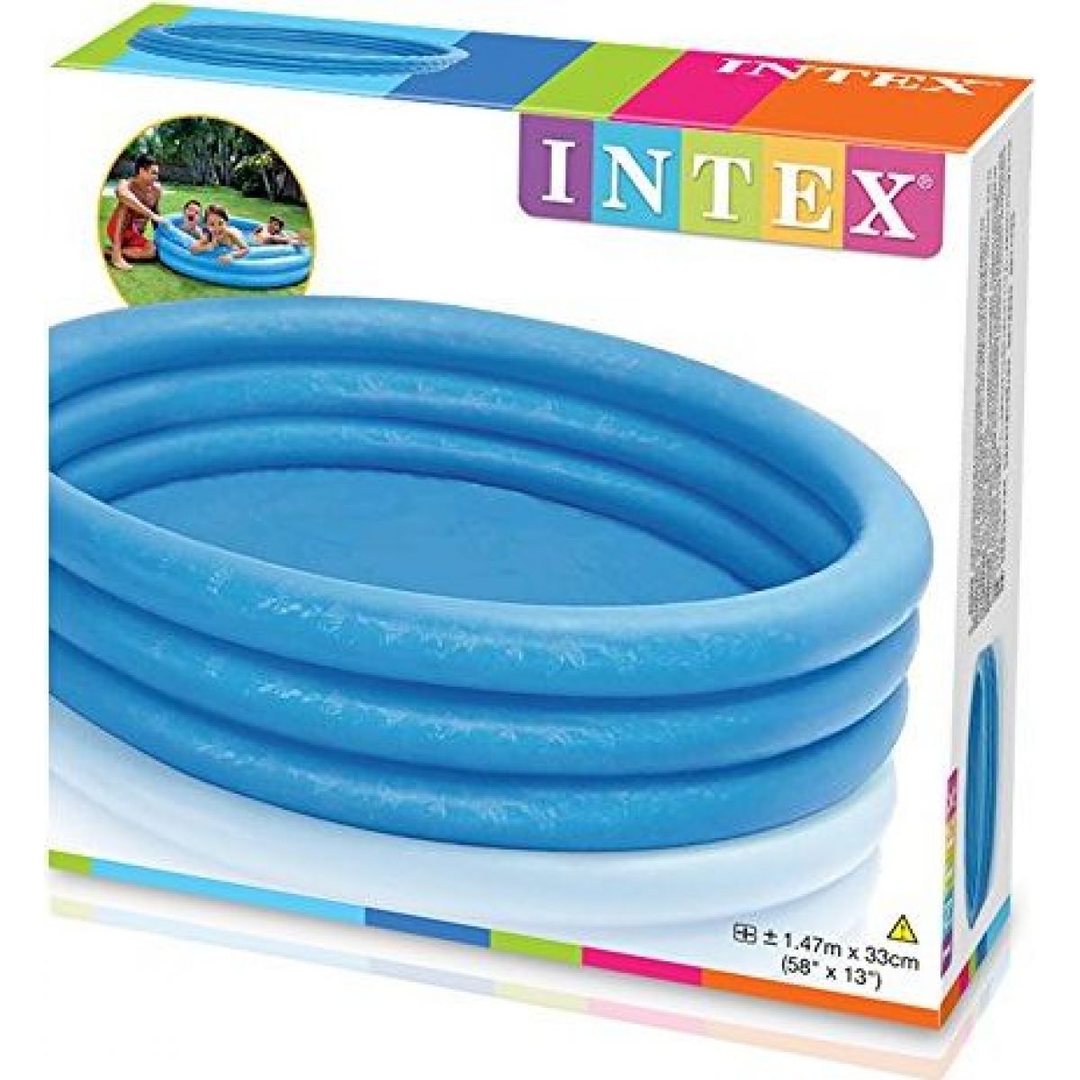 Intex 58426 Bazén Crystal 147 x 33 cm