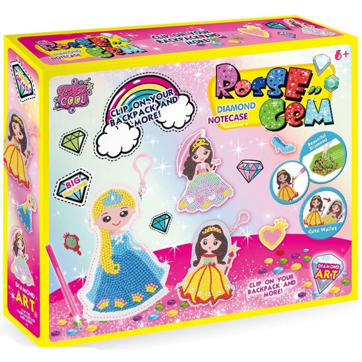 Alltoys Diamantový tvůrčí set s přívěsky
