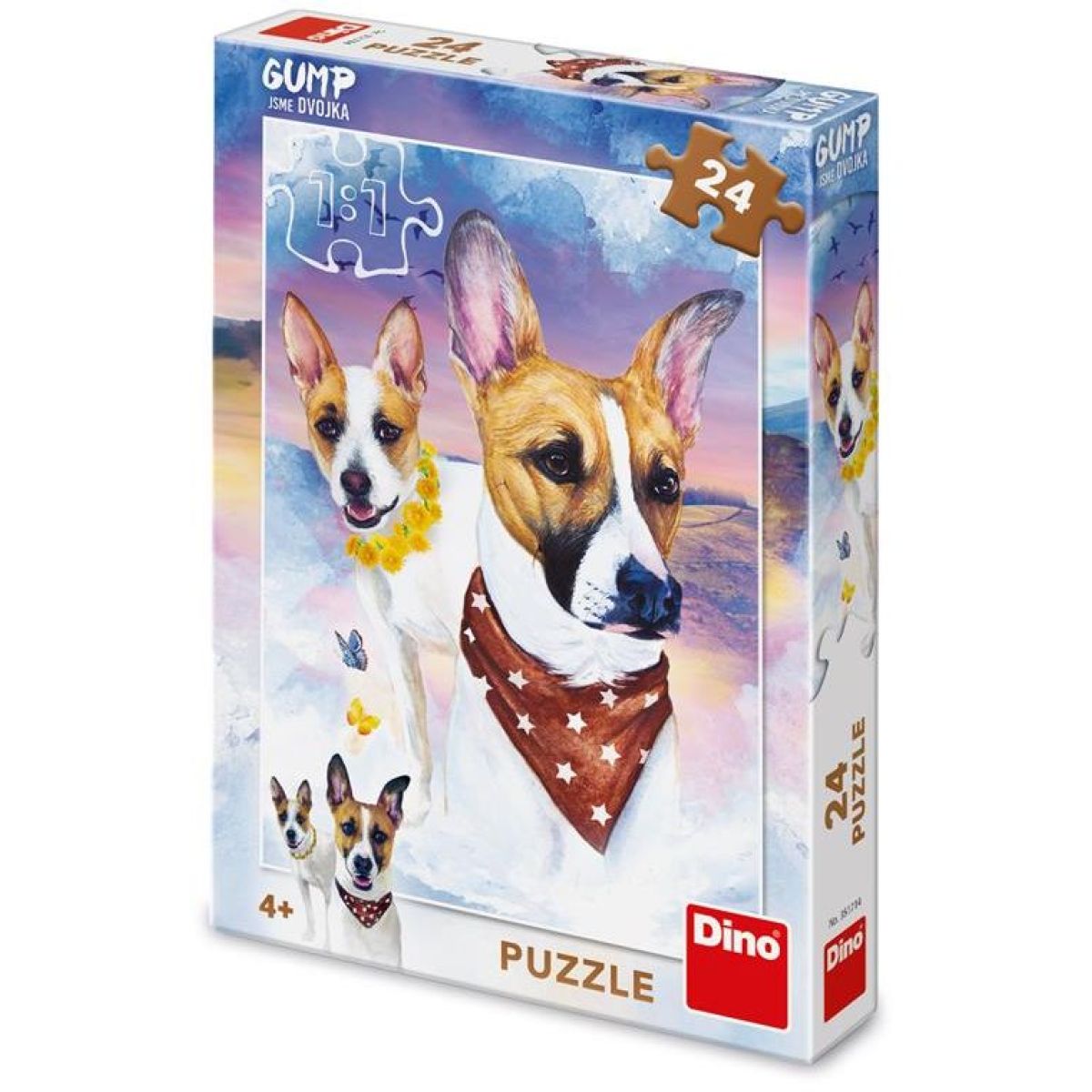 Dino Gump jsme dvojka puzzle 24 dílků FSC