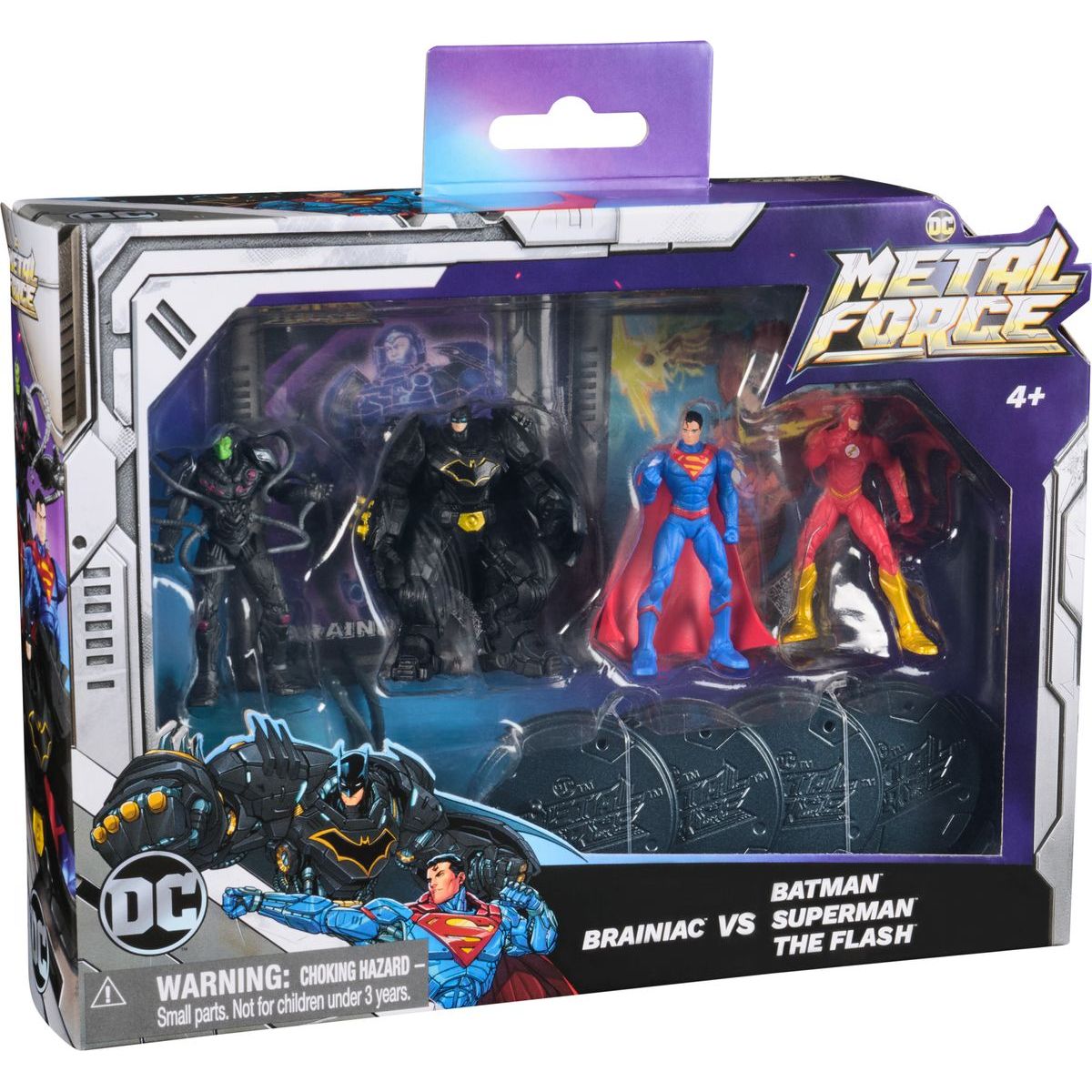 DC Metal force multibalení figurek 5 cm s podstavcem