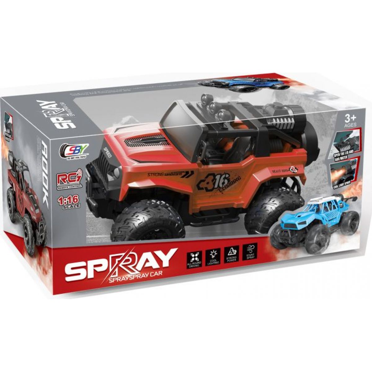 Alltoys RC terénní auto 1 : 16 červené
