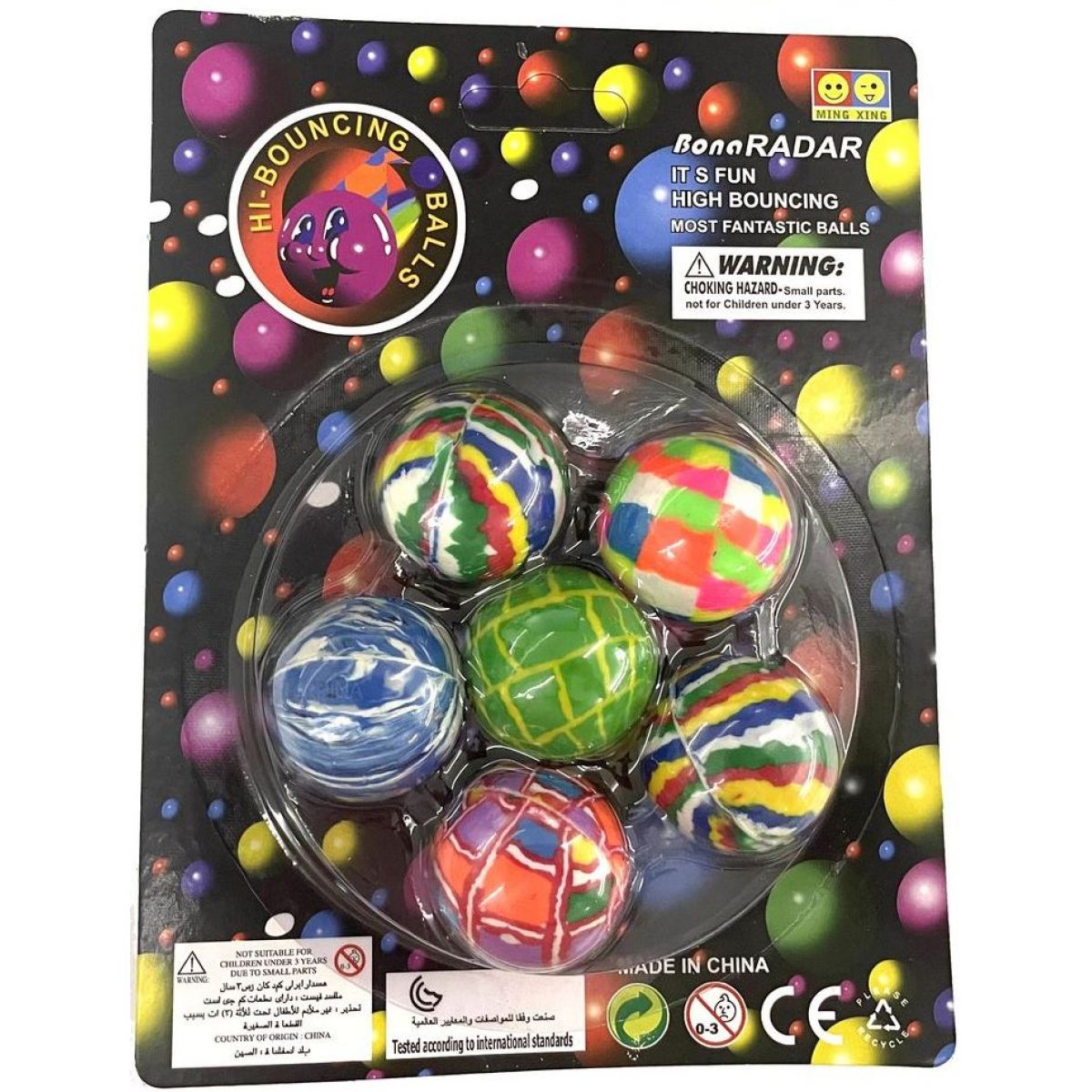 Alltoys Hopík 6 ks 3,5 cm