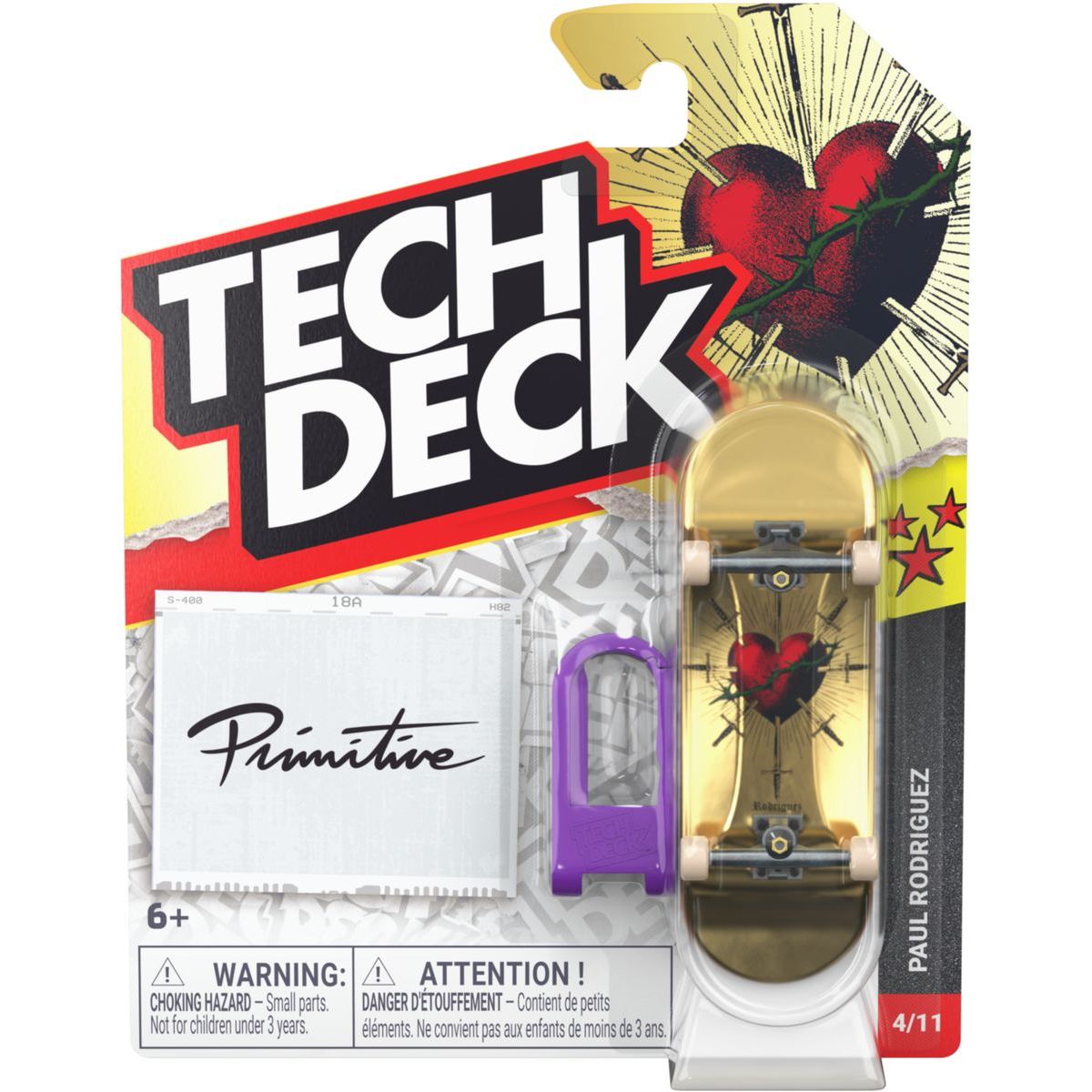 Tech Deck Fingerboard Primitive II – zlatý motiv s růžemi