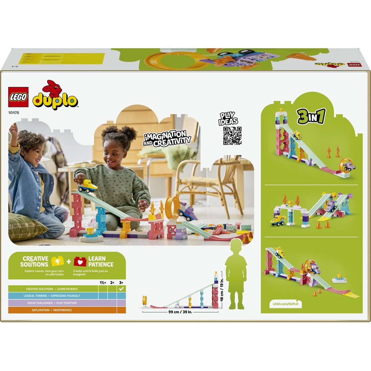 LEGO® DUPLO® 10478 Kreativní rampy s autíčky 3 v 1